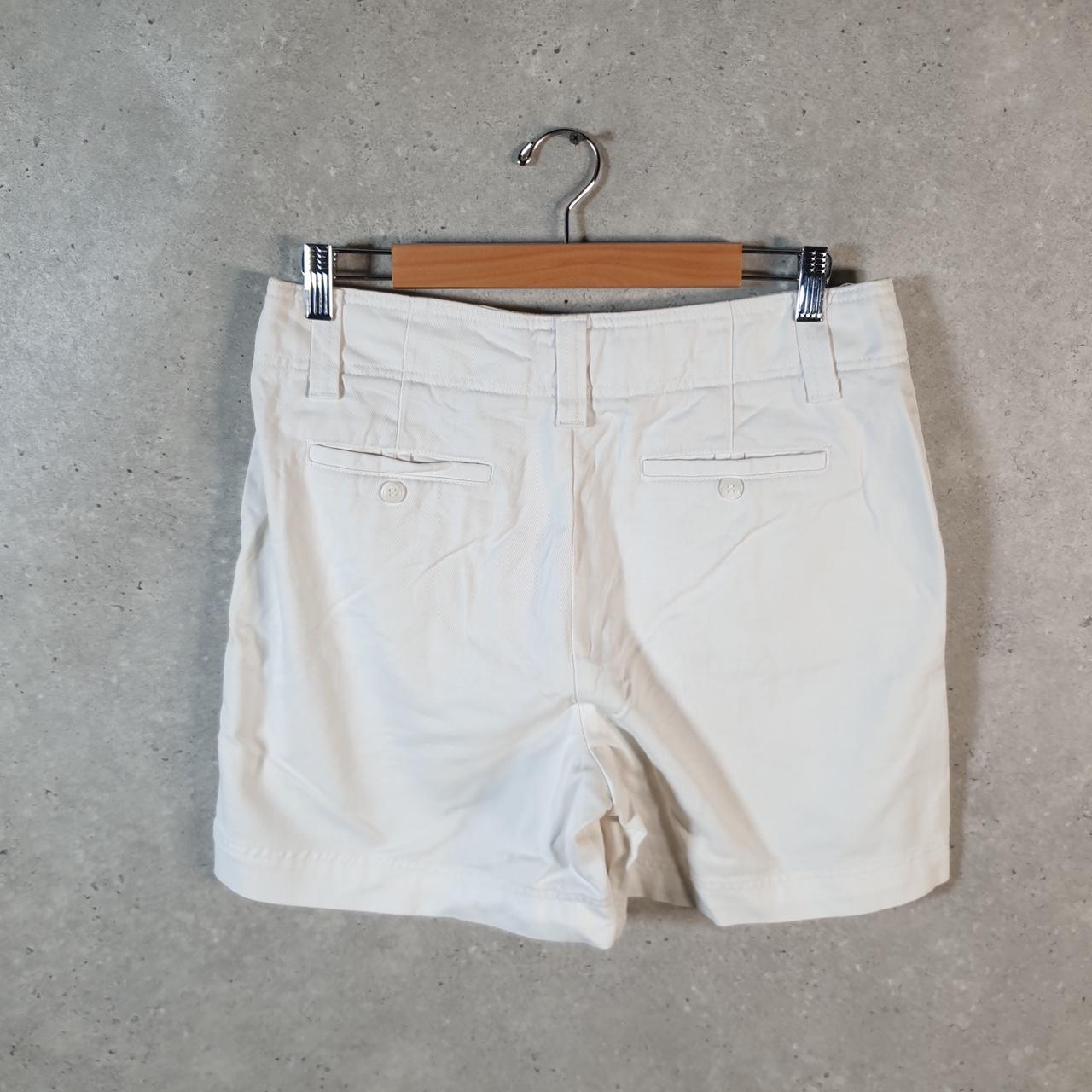 Vintage Dockers Shorts Jorts Cargo Womens W32 White Baggy Cotton