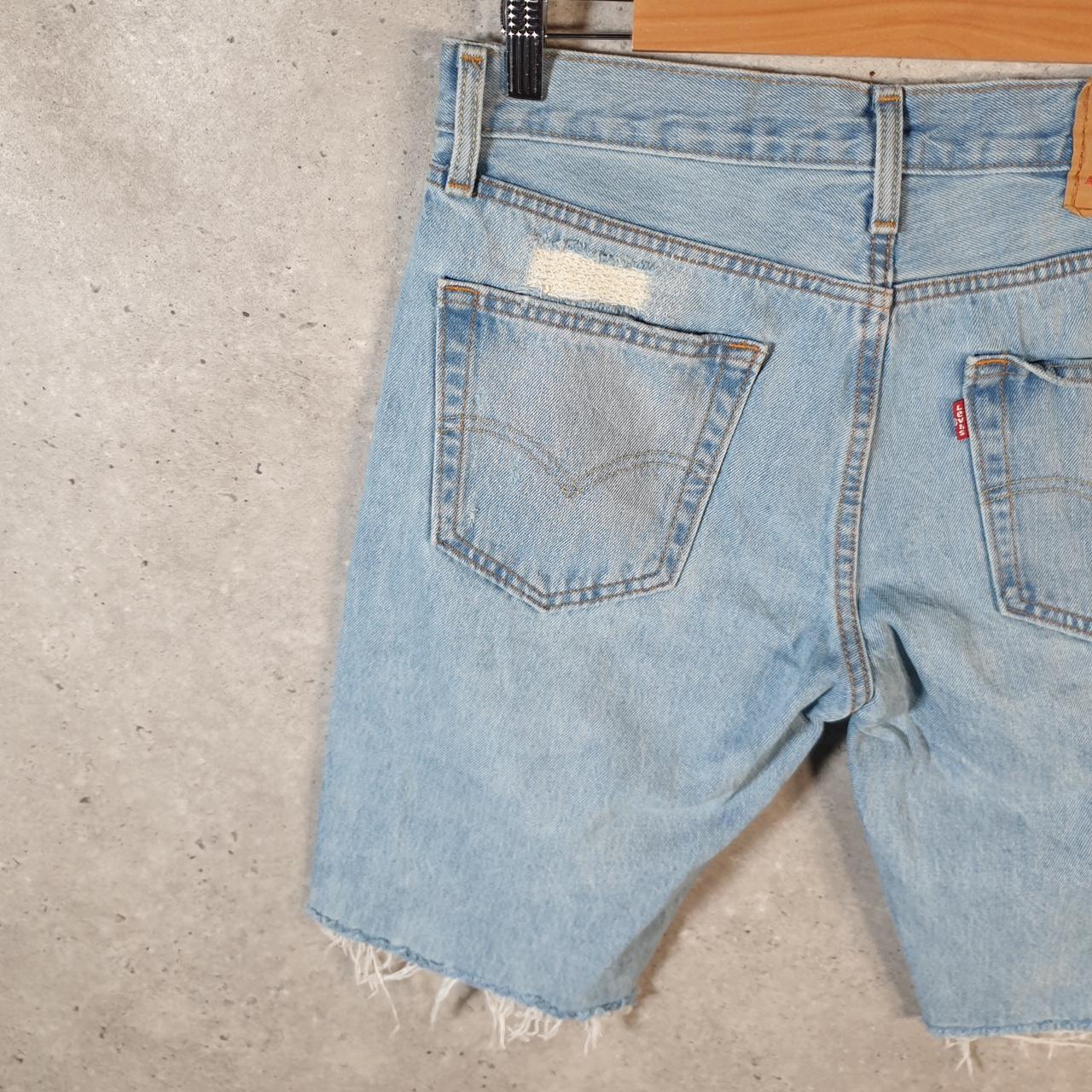 Vintage Levi’s 511 Baggy Shorts Jorts Cargo Mens W32 Blue Relaxed Denim