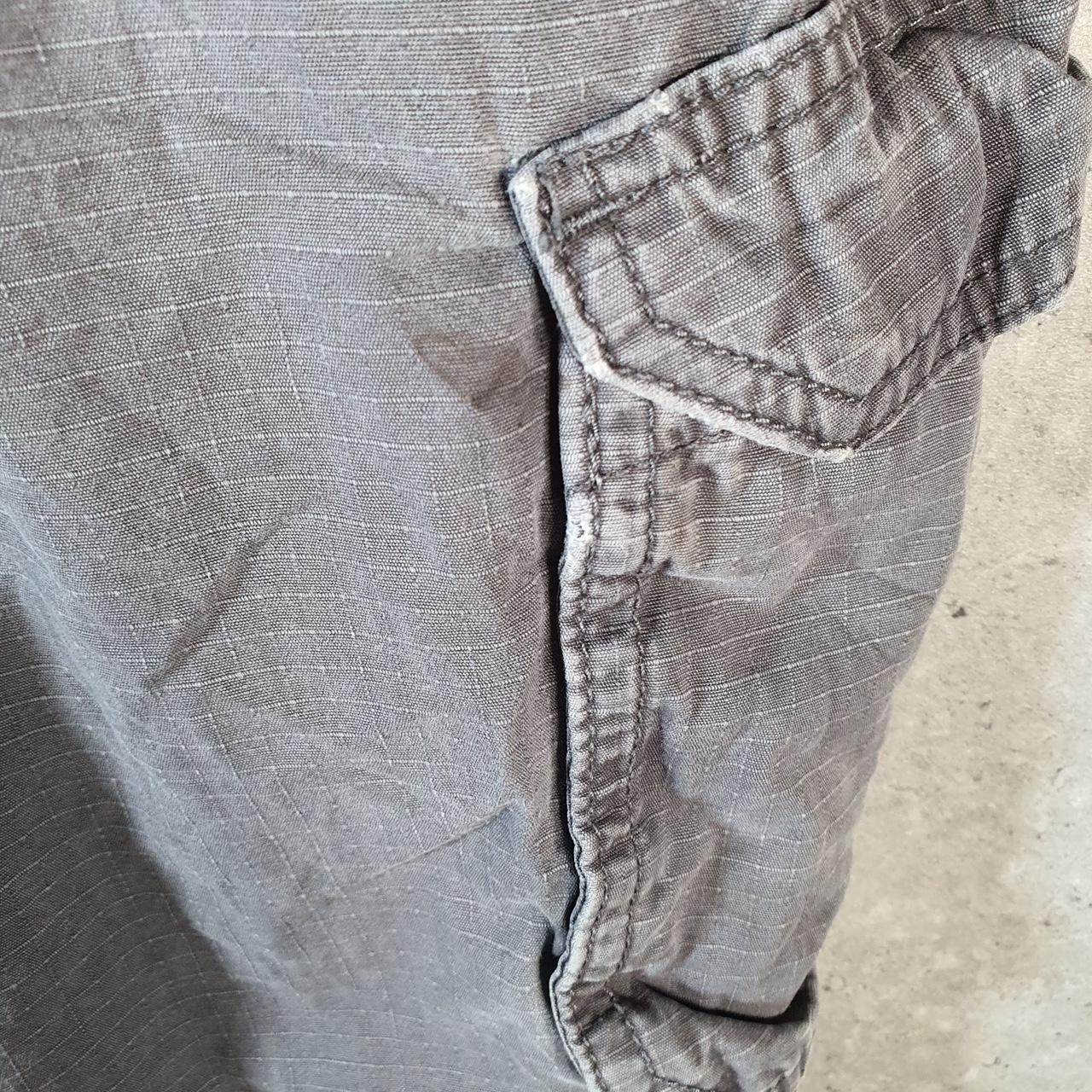 Vintage Carhartt Baggy Carpenter Shorts Jorts Cargo Men’s W40 Grey Relaxed Fit Workwear A4861