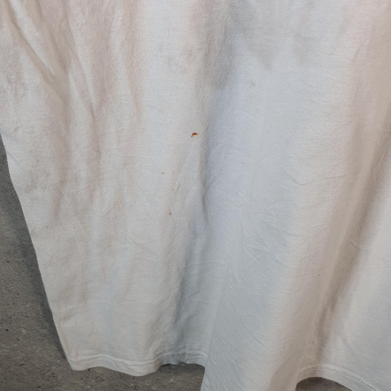 Vintage Adidas Amplifier T Shirt Men’s Large White Three Stripes Logo Athletic