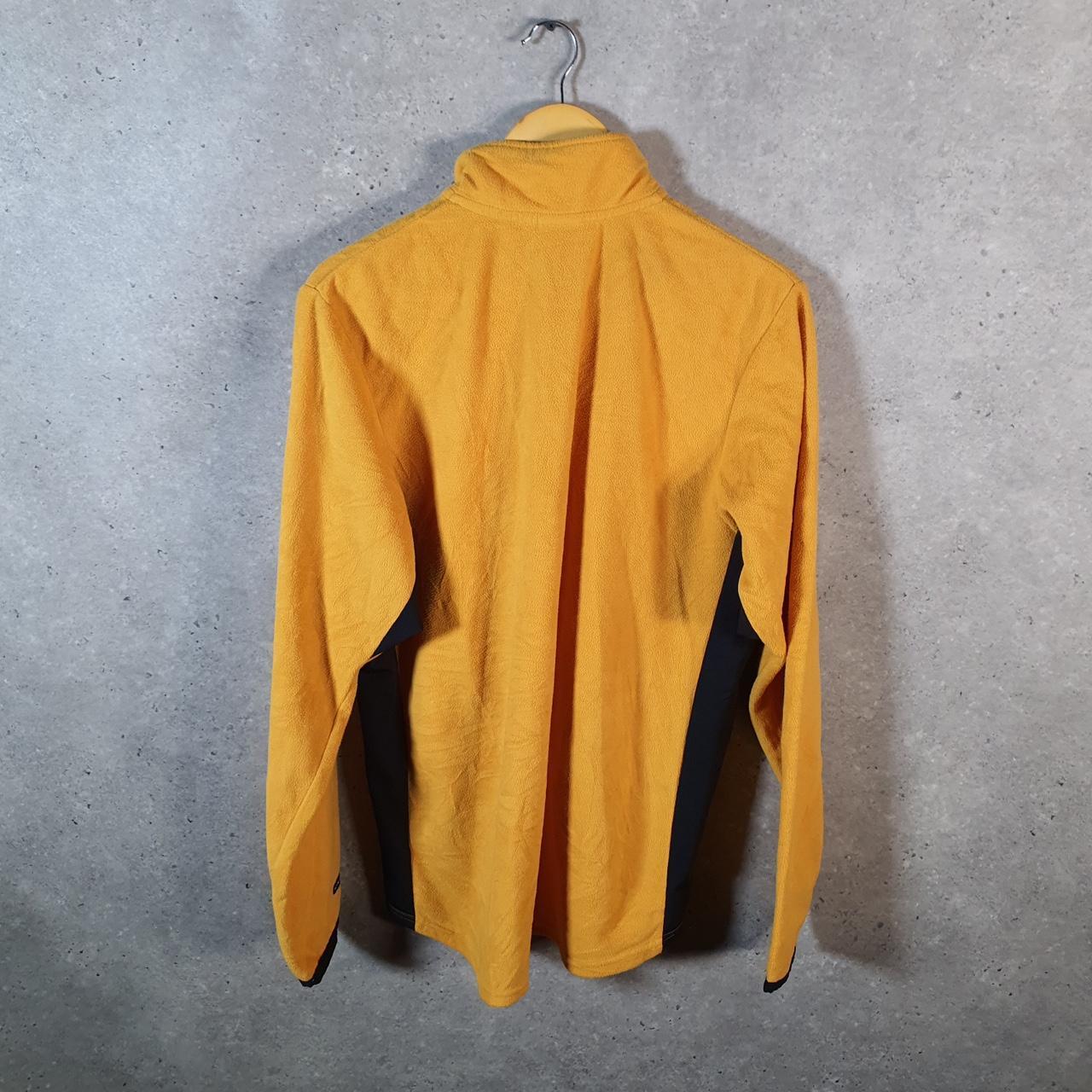 Vintage Nike 90s Therma Fit Fleece Sweatshirt Men’s Large Yellow Y2K 1/4 Zip Pullover