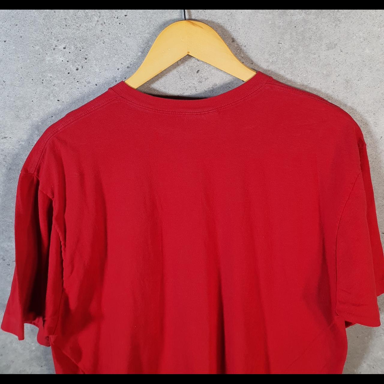 Vintage Ralph Lauren Polo T Shirt Men’s Medium Red Embroidered Pony Custom Slim Fit C9083