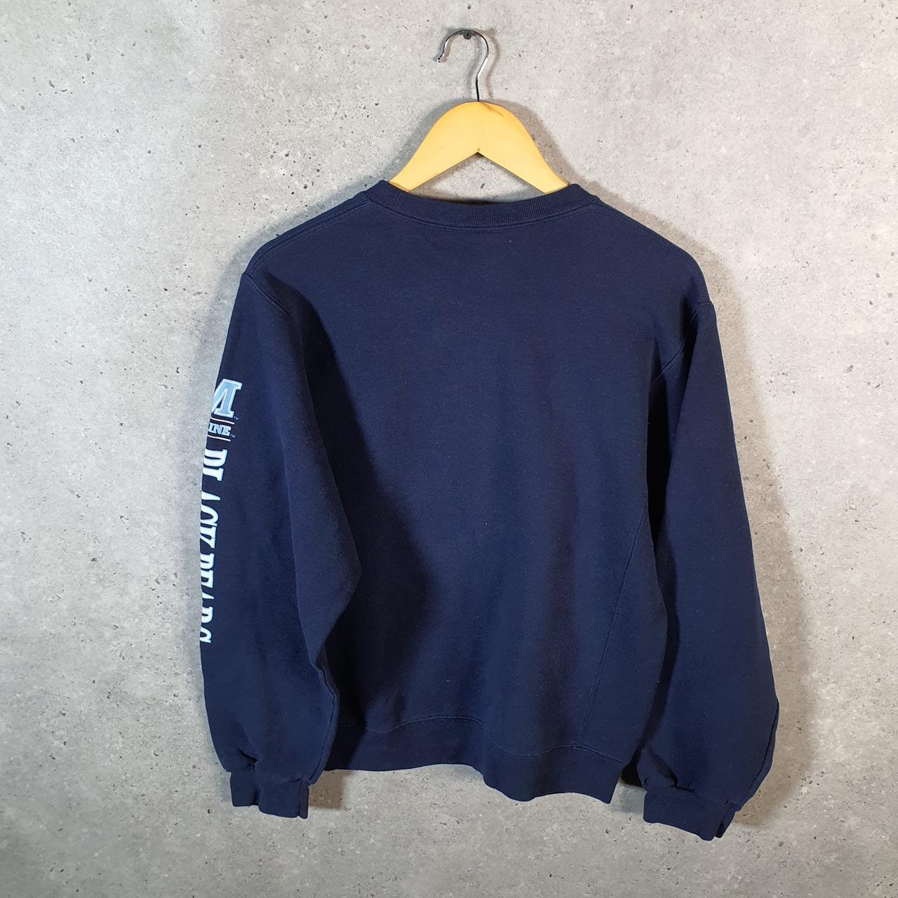 Vintage Russell Athletic Uni Maine Black Bears Sweatshirt Men’s S Navy Blue Pullover