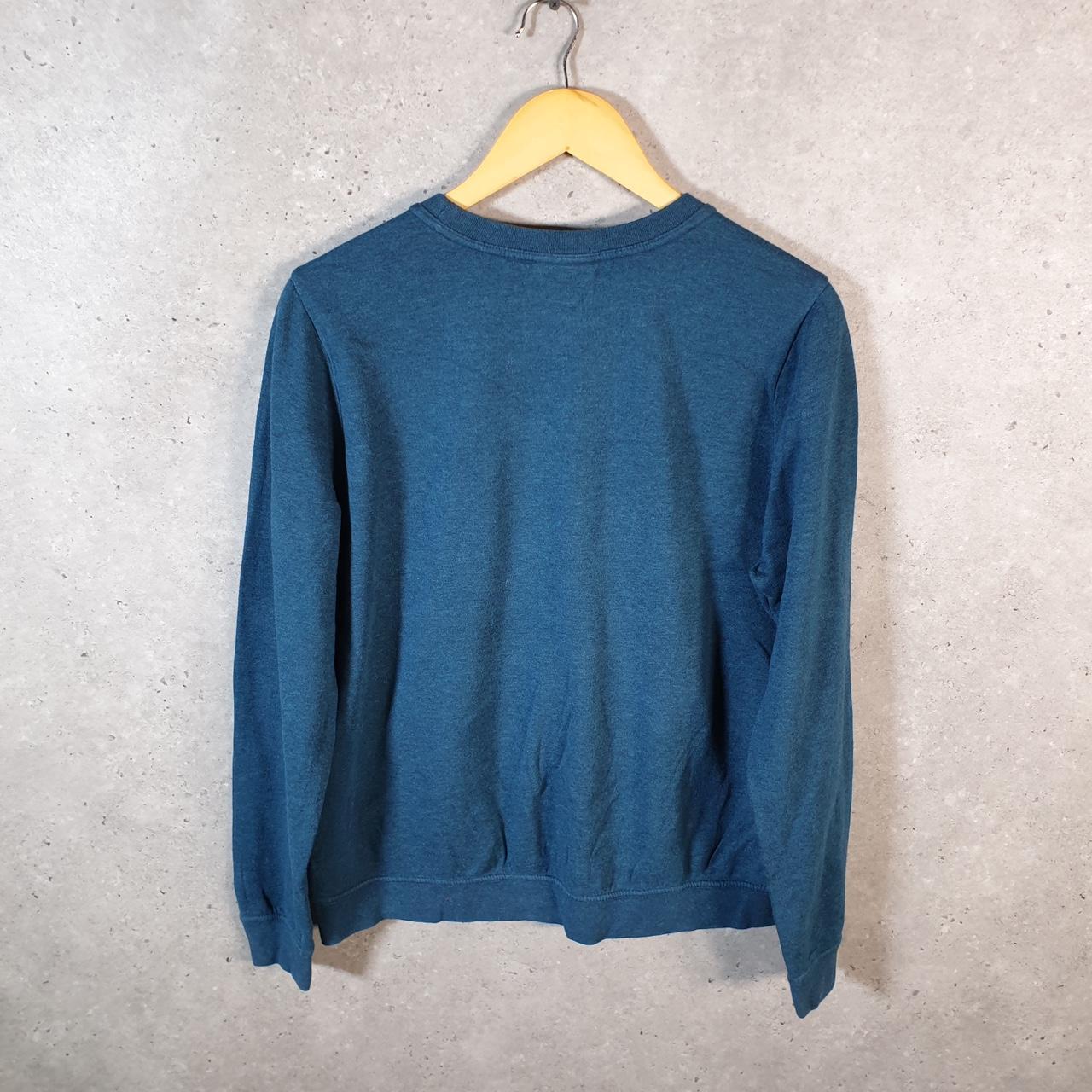 Vintage Nike Club Embroidered Sweatshirt Mens Large Blue Y2K Pullover Logo