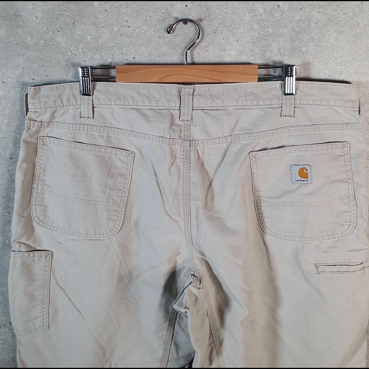 Vintage Carhartt Baggy Carpenter Shorts Jorts Cargo Men’s W42 Brown Relaxed Fit Workwear A4707