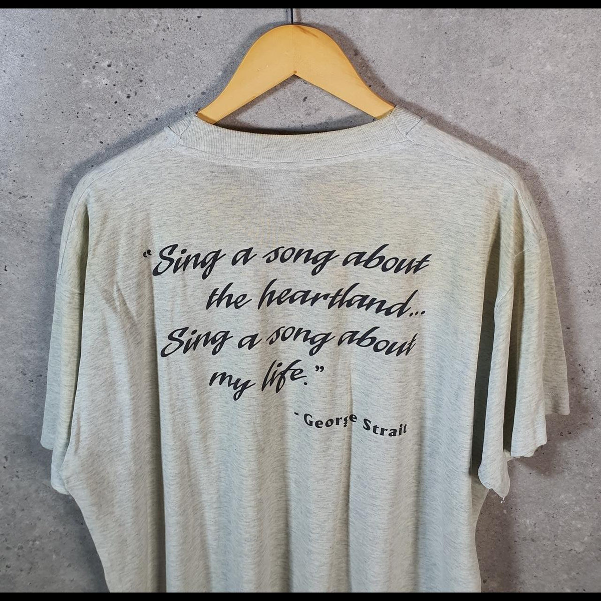 Vintage Fruit of the Loom Woyk Tamba Bay 99.5FM 90s USA Single Stitch T Shirt Men’s XL Grey C9637
