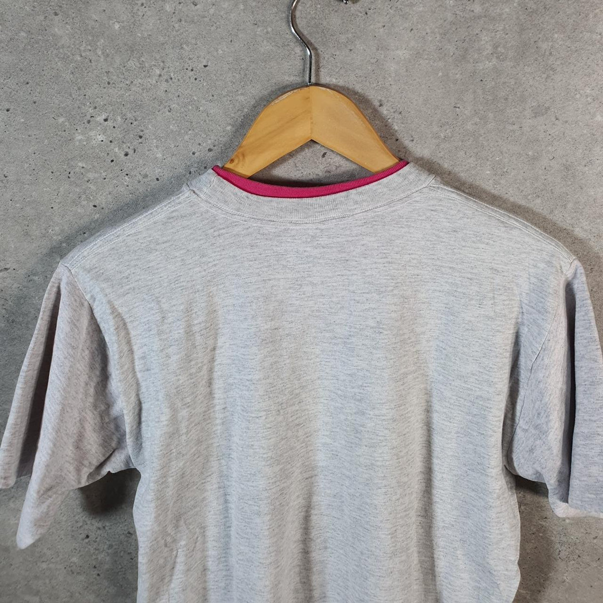 Vintage Belton Face Mask Graphic 90s USA Single Stitch T Shirt Men’s Medium Grey