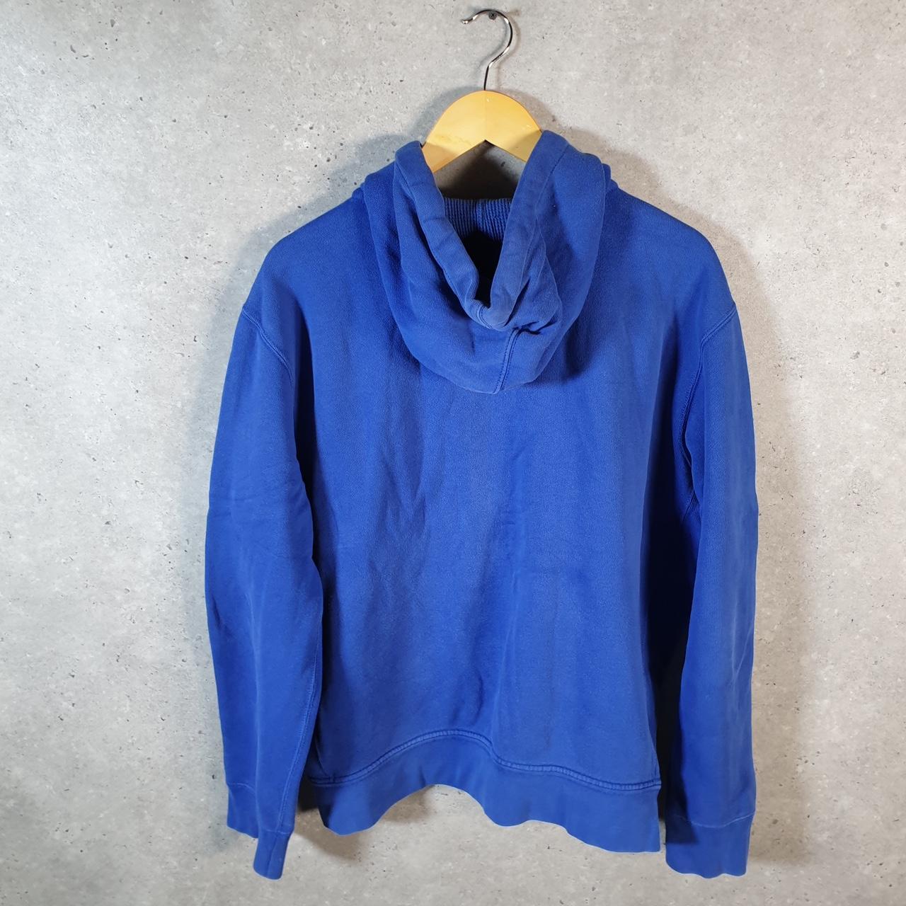 Vintage Ralph Lauren Polo Heavyweight Hoodie Men’s XL Blue Cotton Full Zip Pony