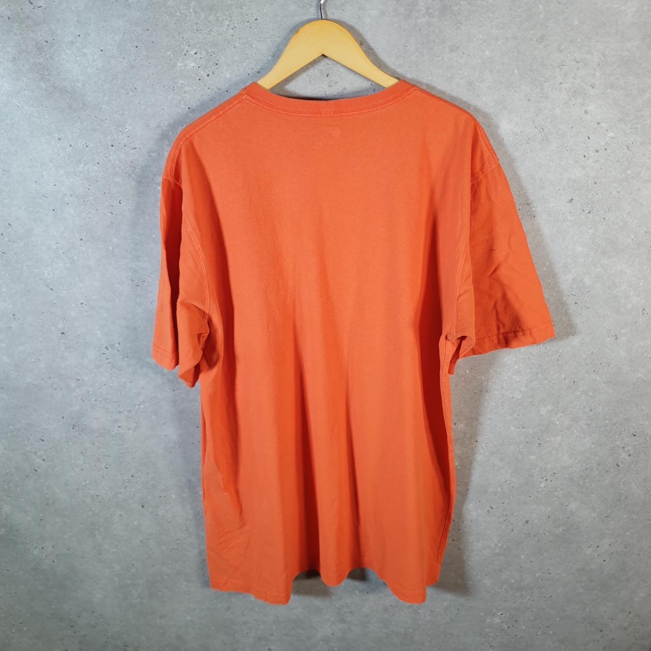 Vintage Carhartt Pocket T Shirt Men’s Large Tall Orange Workwear Chore Utility Original Fit