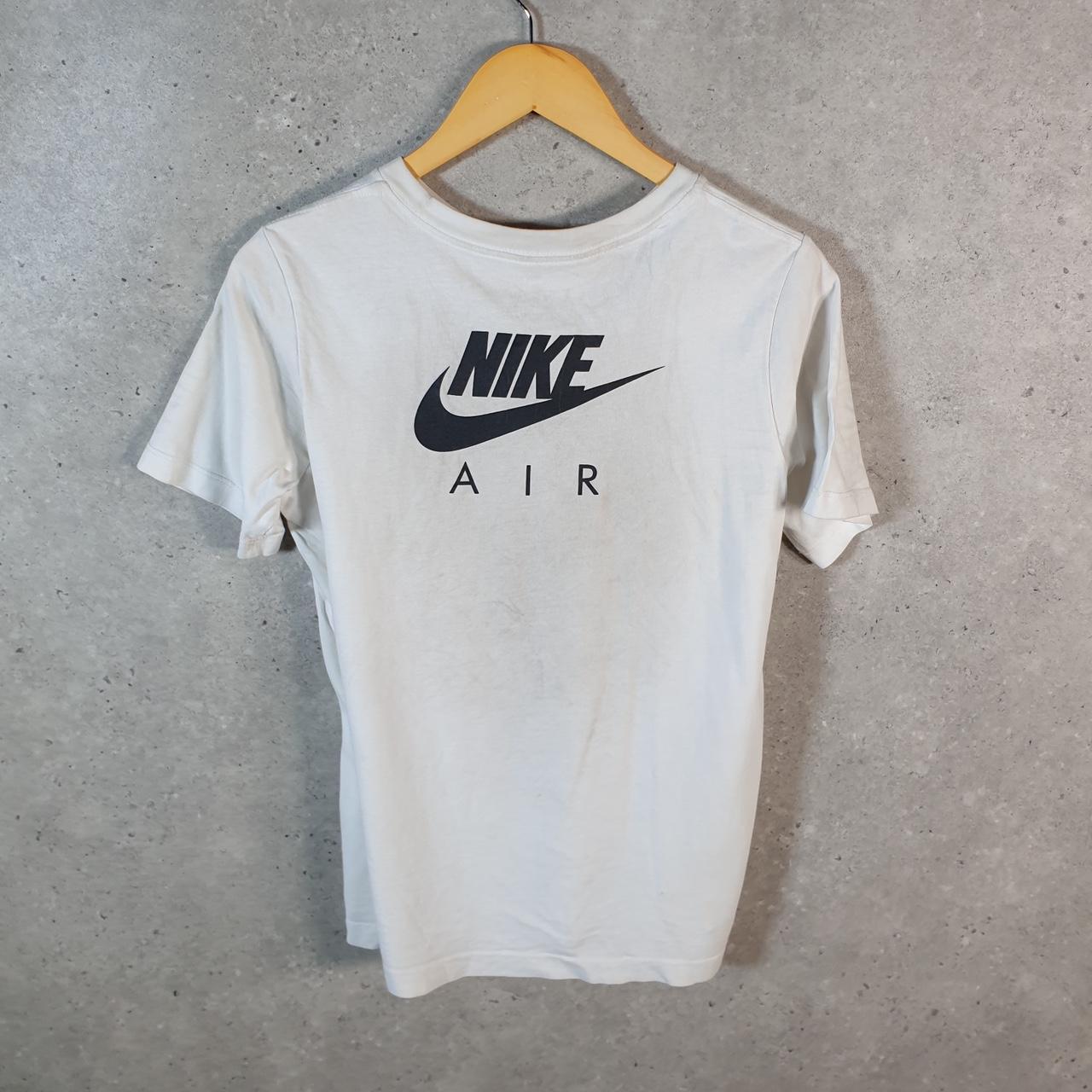 Vintage Nike Air Spellout T Shirt Shirt Men’s Small White Logo Athletic C9958