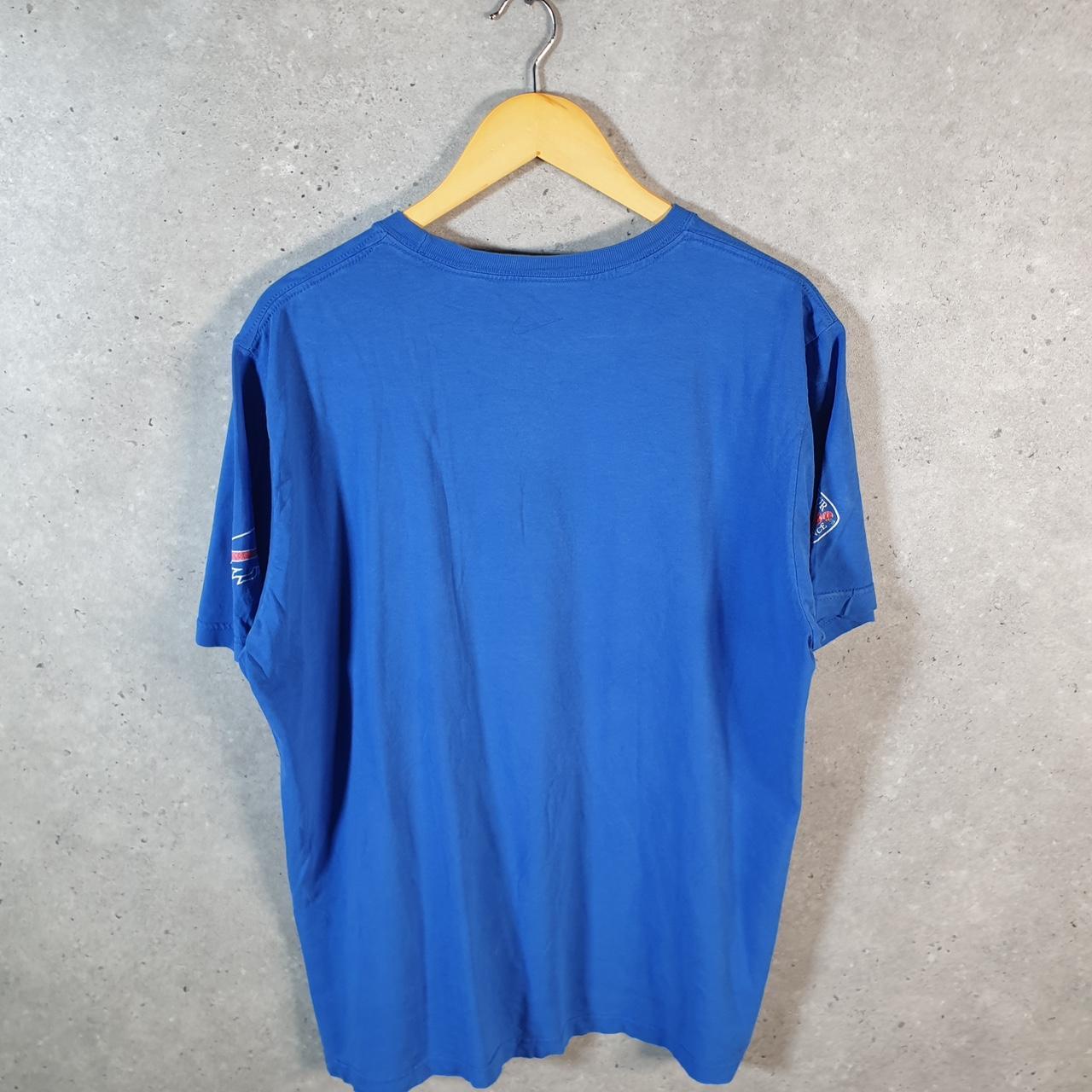 Vintage Nike USA Football T Shirt Men’s XL Blue Logo Swoosh Athletic