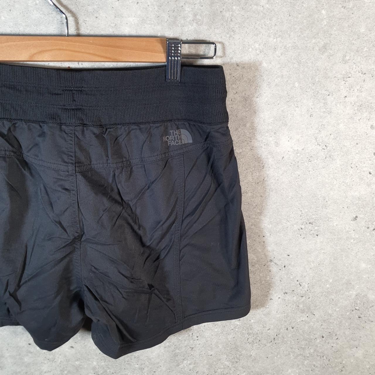 Vintage The North Face TNF Shorts Jorts Chino Cargo Womens Medium Black Baggy Cotton