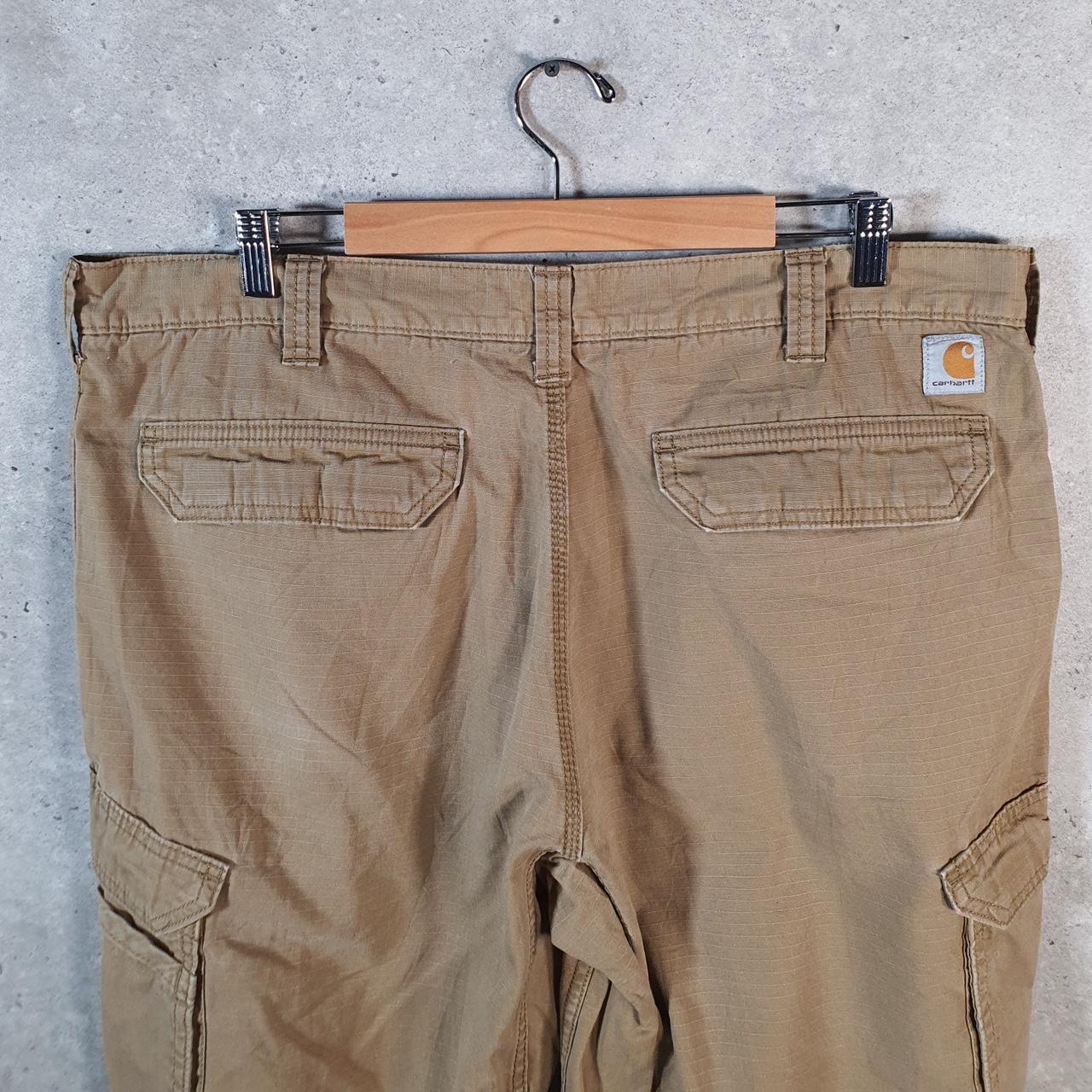 Vintage Carhartt Baggy Carpenter Shorts Jorts Cargo Men’s W40 Brown Relaxed Fit Workwear A4715