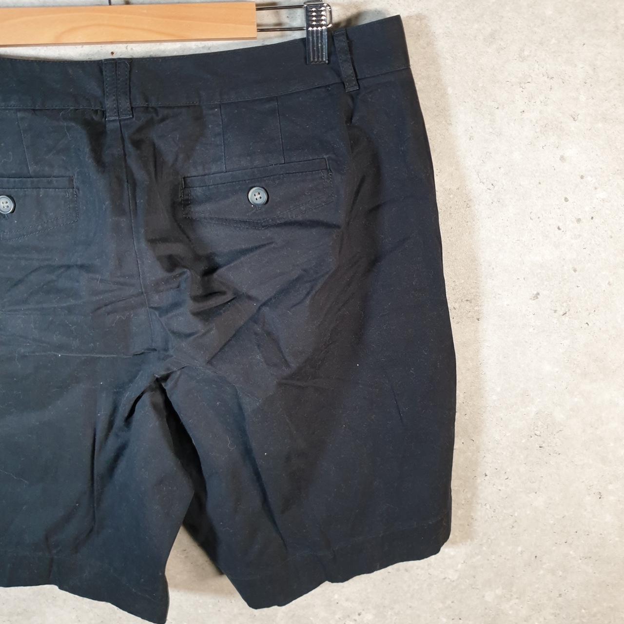 Vintage Dockers Chino Shorts Jorts Cargo Womens W36 Black Baggy Cotton