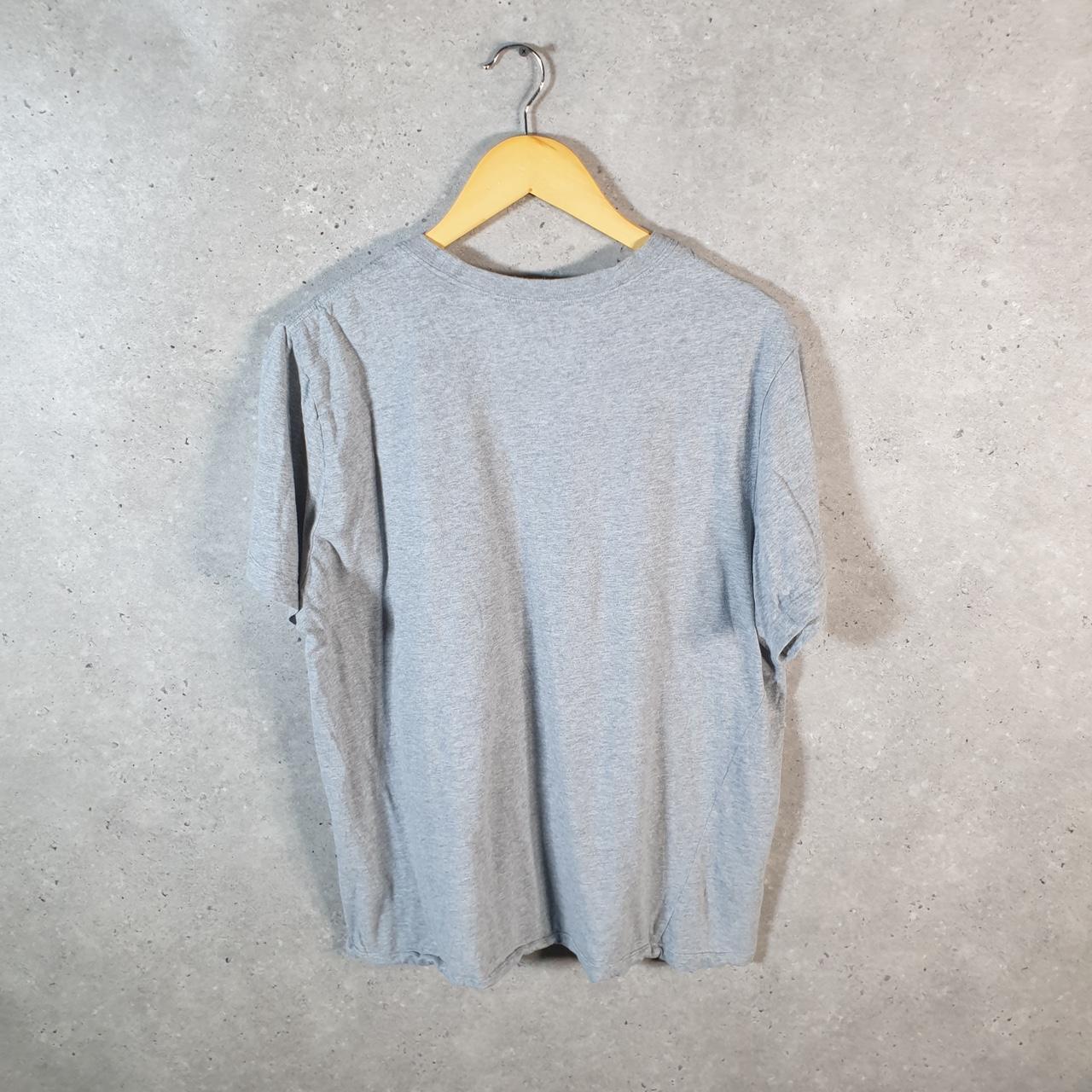 Vintage Nike Just Do it Spellout T Shirt Men’s Large Grey Logo Swoosh Athletic