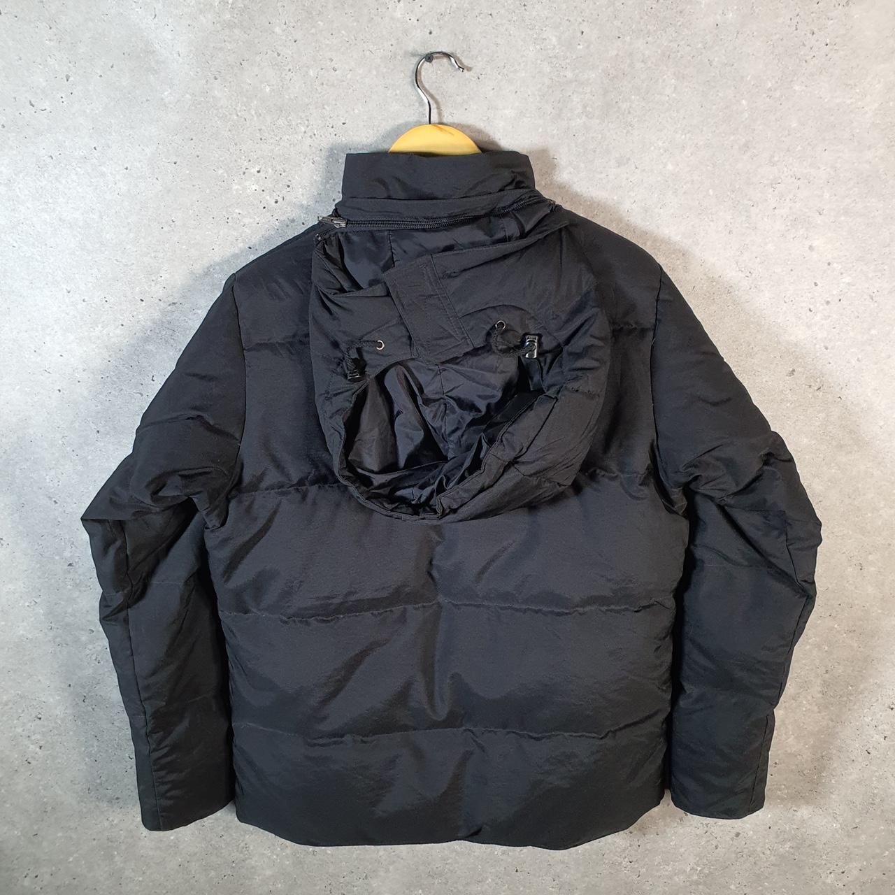 Vintage L.L. Bean Outdoors Nylon Jacket Womens Small Black Waterproof Hooded