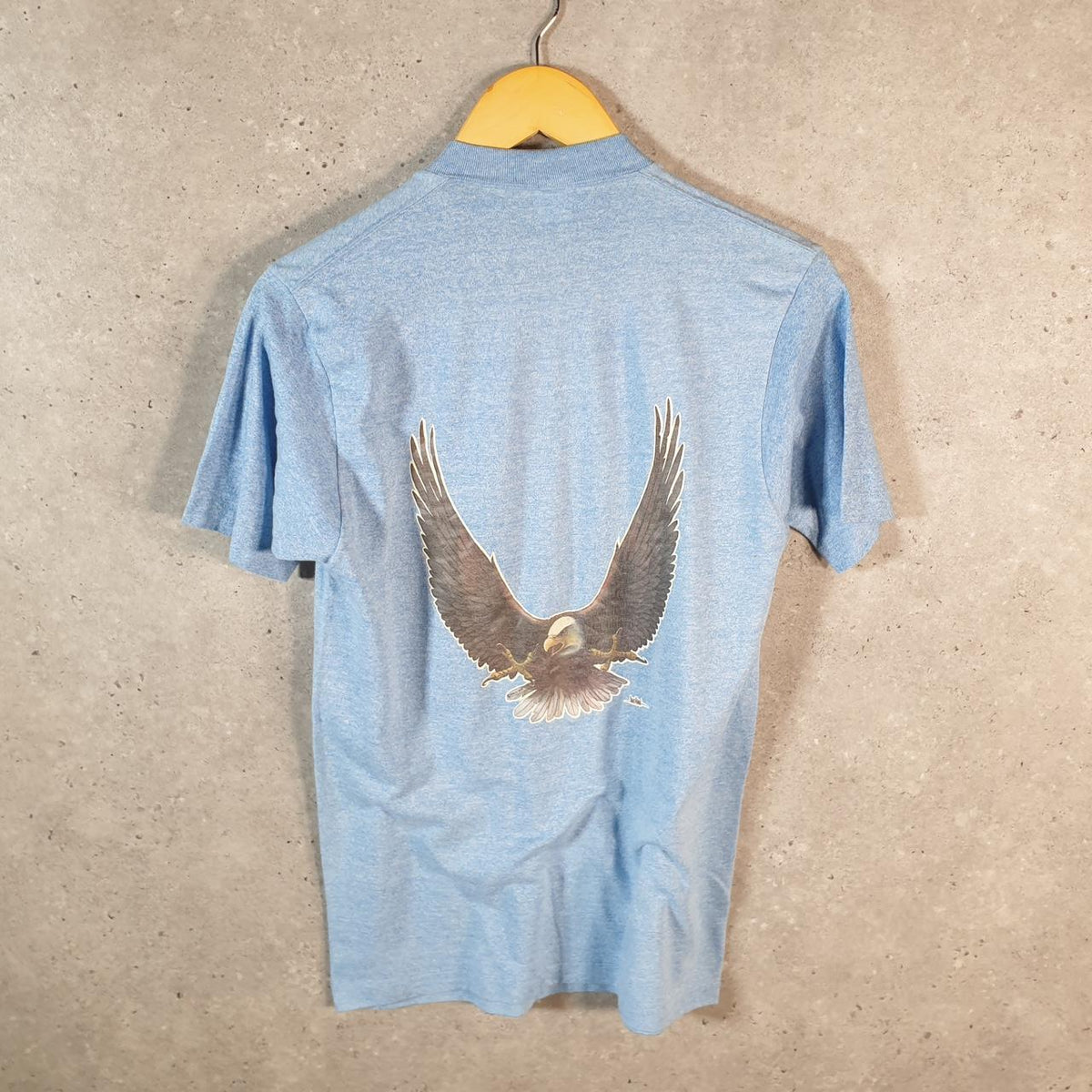 Vintage AG Eagles Graphic 90s USA Single Stitch T Shirt Men’s Medium Blue C8756