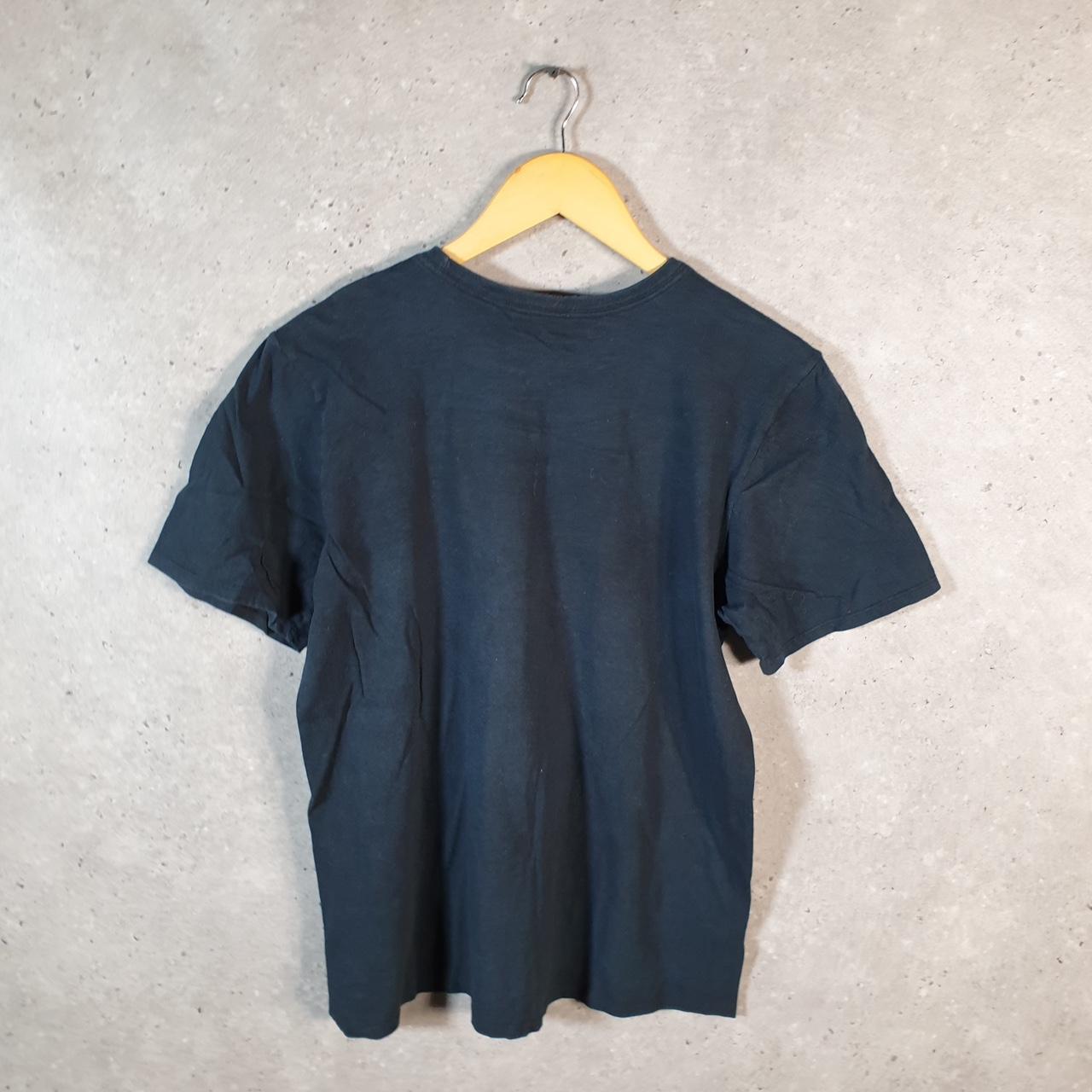 Vintage Nike Spellout Club T Shirt Men’s M Black Logo Swoosh Athletic