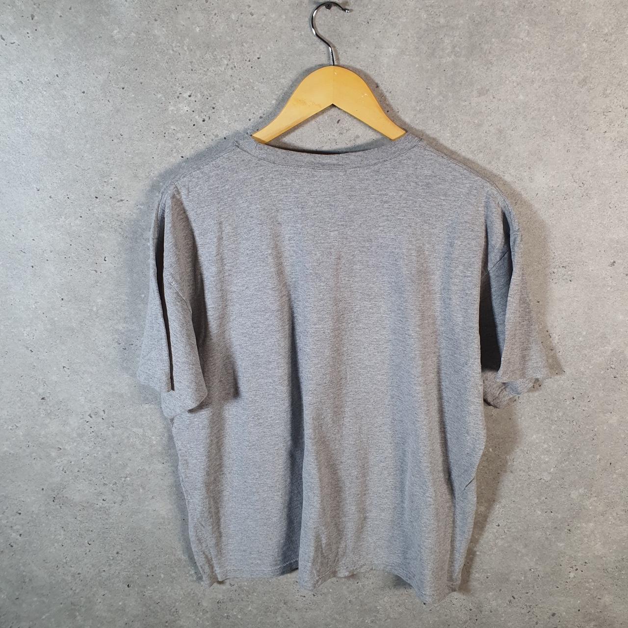 Vintage Nike 90s USA Embroidered T Shirt Men’s Medium Grey Swoosh Y2K Pullover Logo