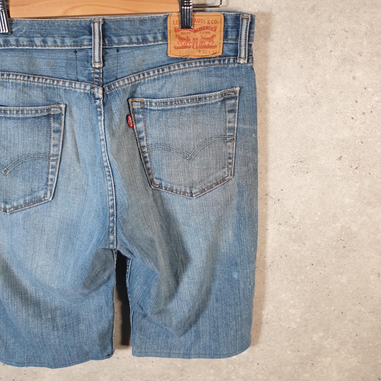 Vintage Levi’s 512 Baggy Shorts Jorts Cargo Mens W32 Blue Relaxed Denim
