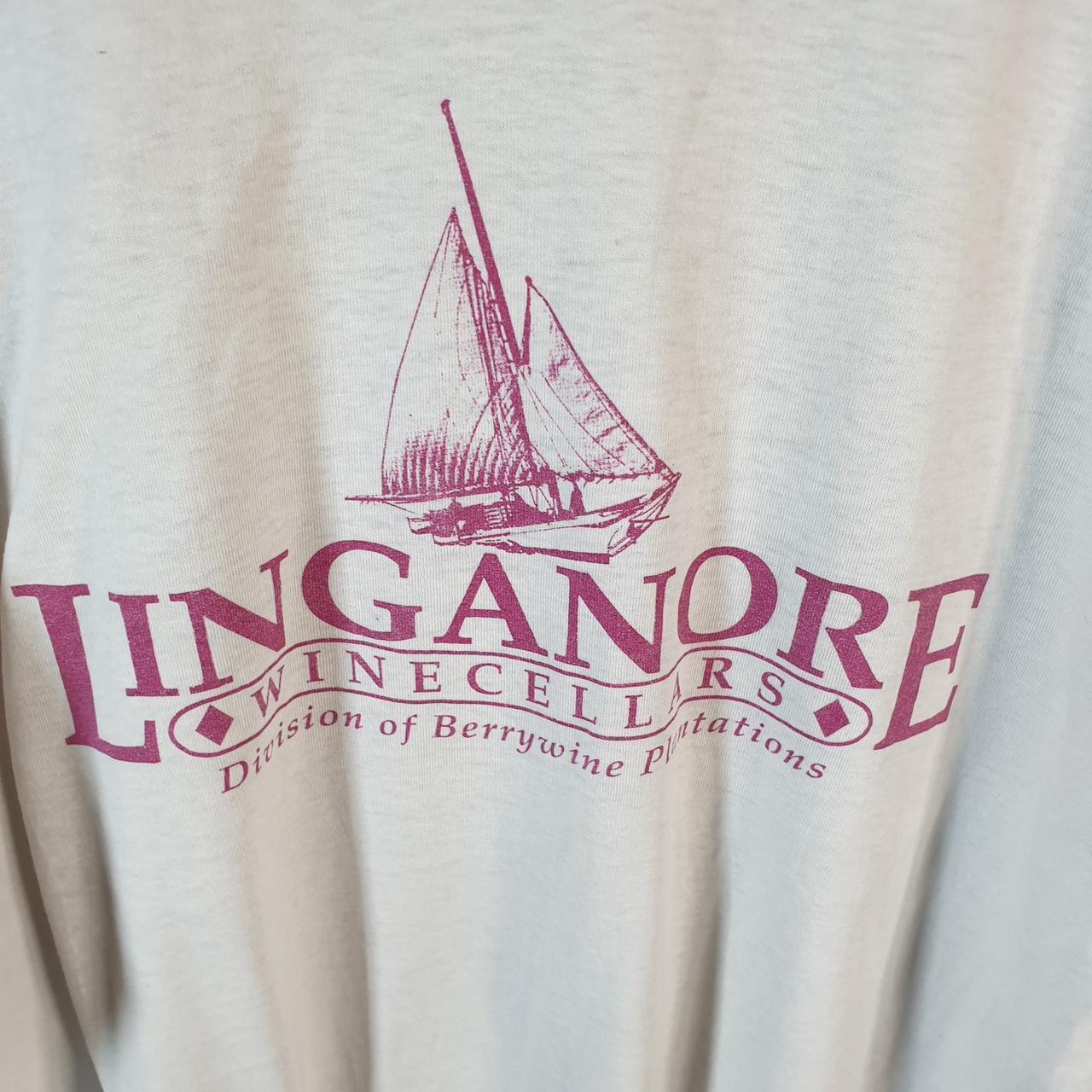 Vintage Linganore Skipjack Winecellars 90s USA Single Stitch T Shirt Men’s Medium White