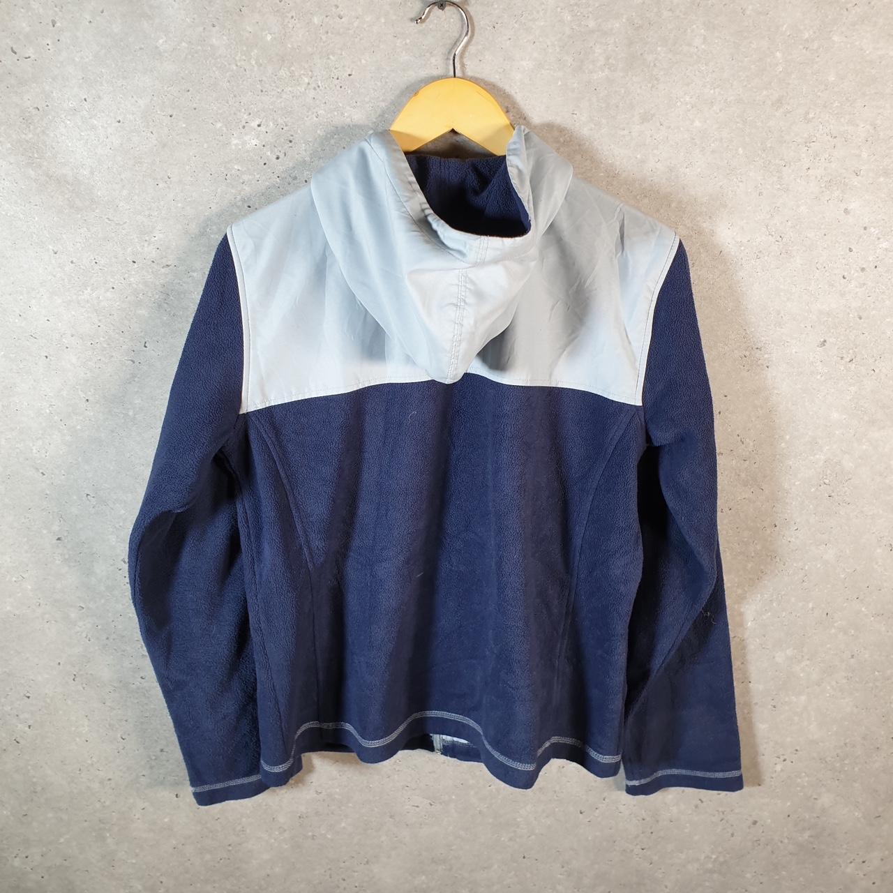 Reebok Nashville Predators Full Zip Fleece Hoodie Womens XL Blue Embroidered