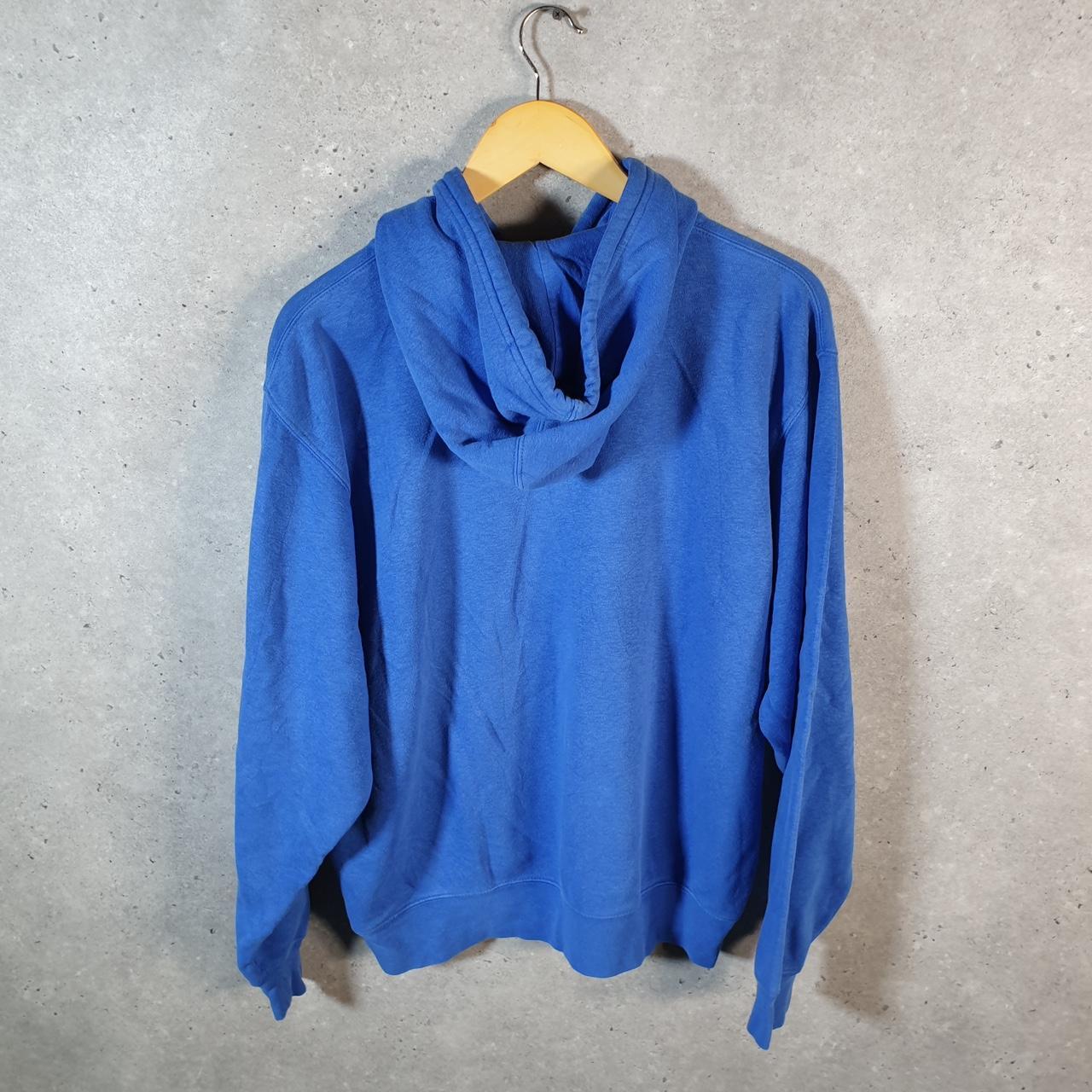 Vintage Nike Team Centre Swoosh Boise State Hoodie Men’s Small Blue Swoosh Y2K