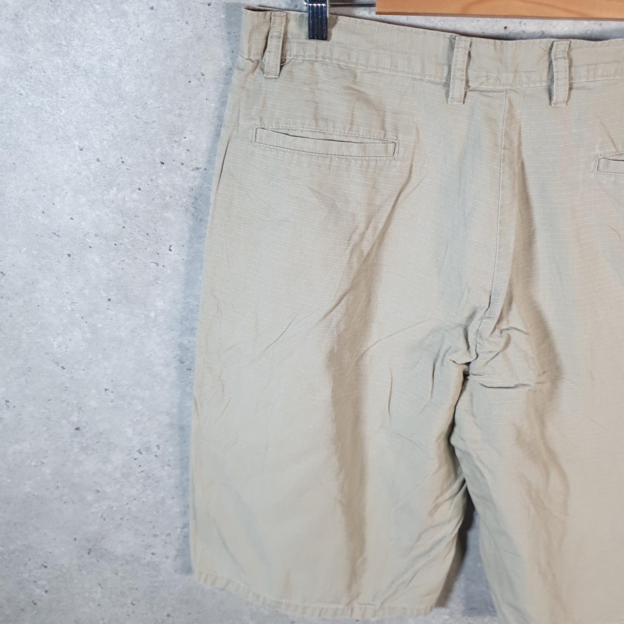 Vintage Dickies Baggy Chino Shorts Jorts Cargo Mens W34 Brown Loose Fit