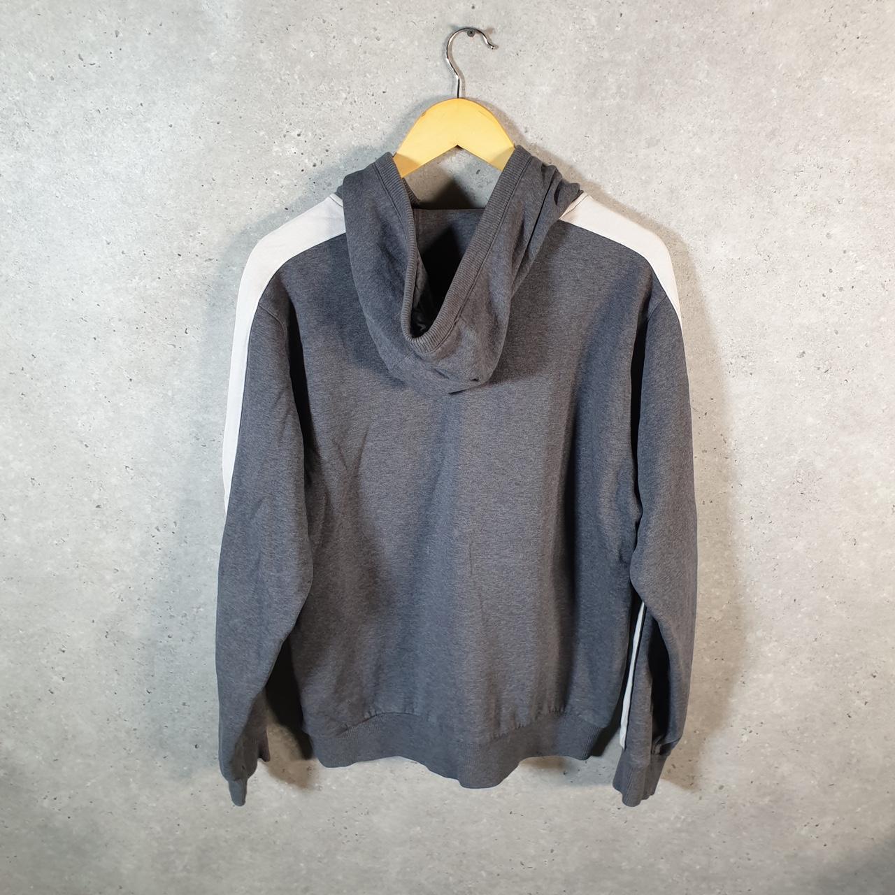 Vintage Nike 90s Spellout Club Embroidered Hoodie Men’s Medium Grey Swoosh Y2K