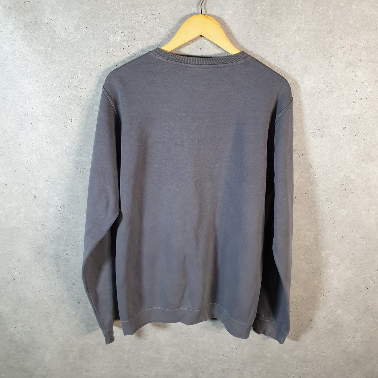 Vintage Nike Club Embroidered Sweatshirt Men’s Large Grey Swoosh Y2K Pullover Logo