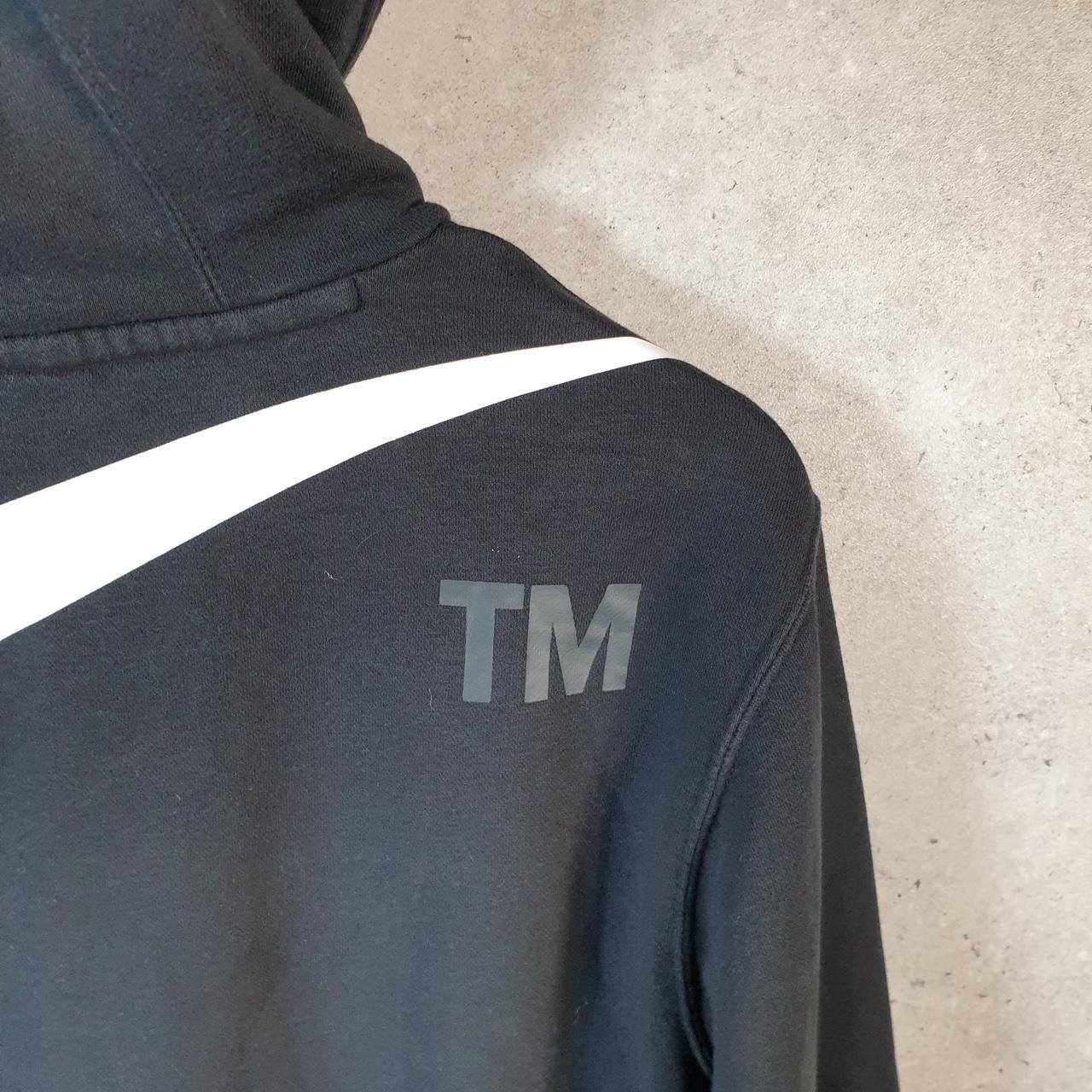 Vintage Nike Big Print TM Hoodie Men’s Small Black Pullover