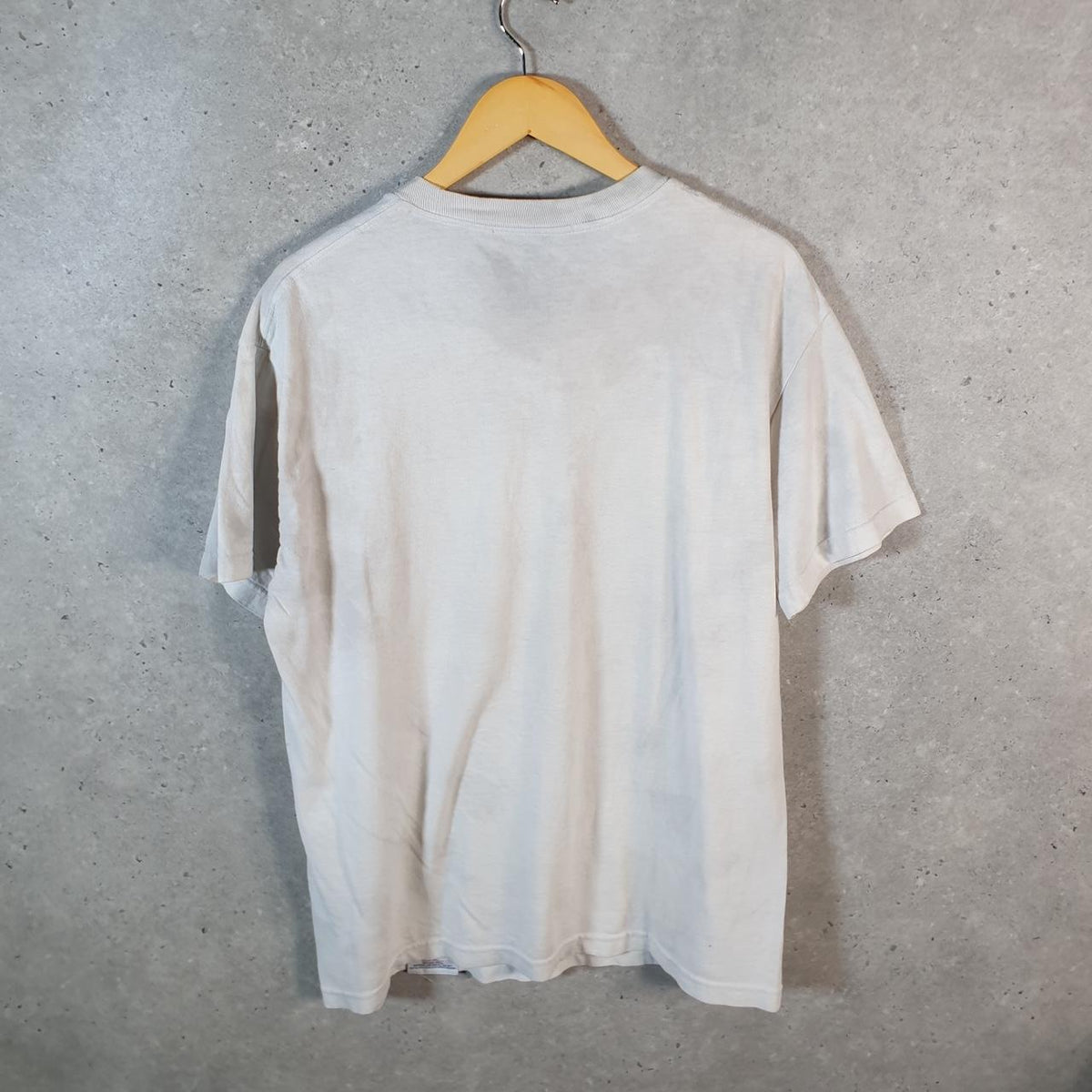 Vintage Diamond Supply Co Hardware T Shirt Men’s Large White Graphic Logo Casual C9945