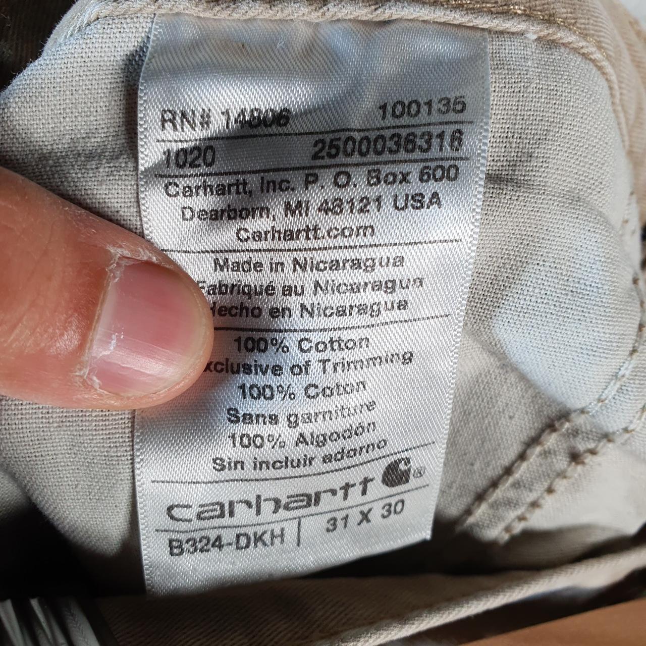 Vintage Carhartt Carpenter Trousers Mens W31 L30 Brown Relaxed Fit Workwear USA