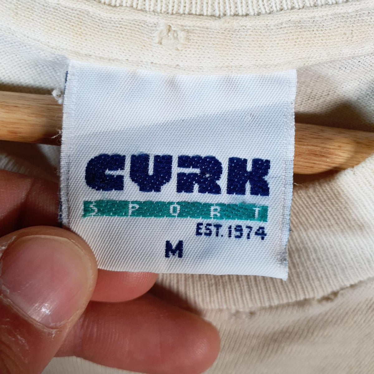 Vintage Curk Hey Ref You Joker 1994 USA Single Stitch T Shirt Men’s Medium White