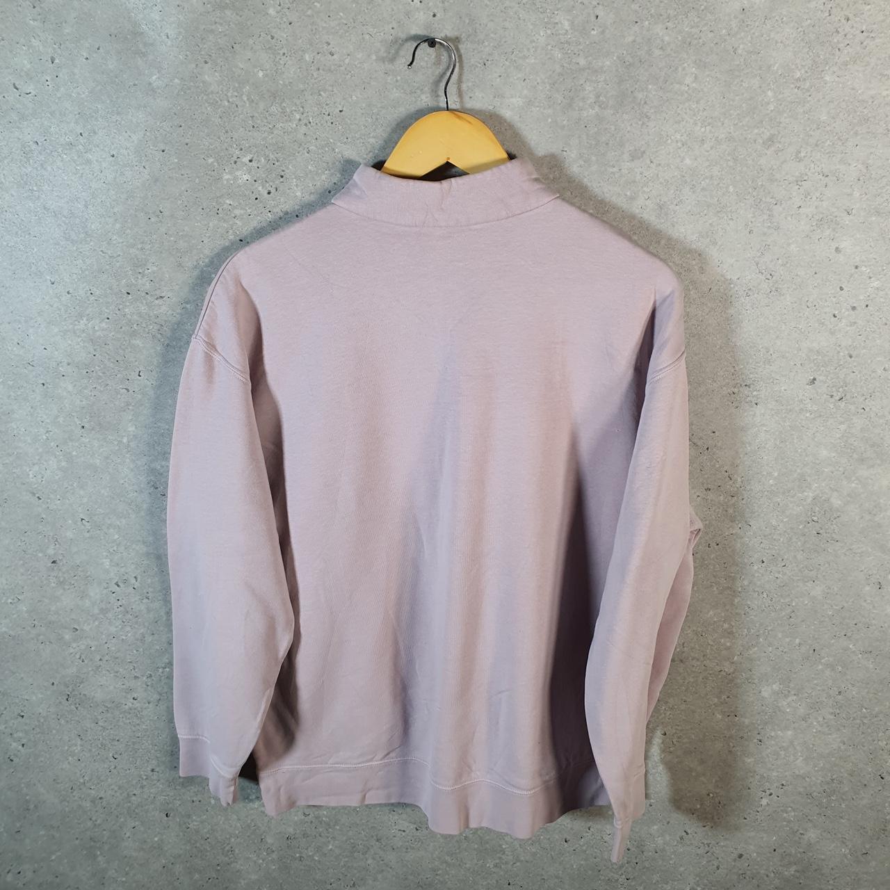 Vintage Nike Embroidered 1/4 Zip Sweatshirt Men’s XS Pink Swoosh Y2K Pullover