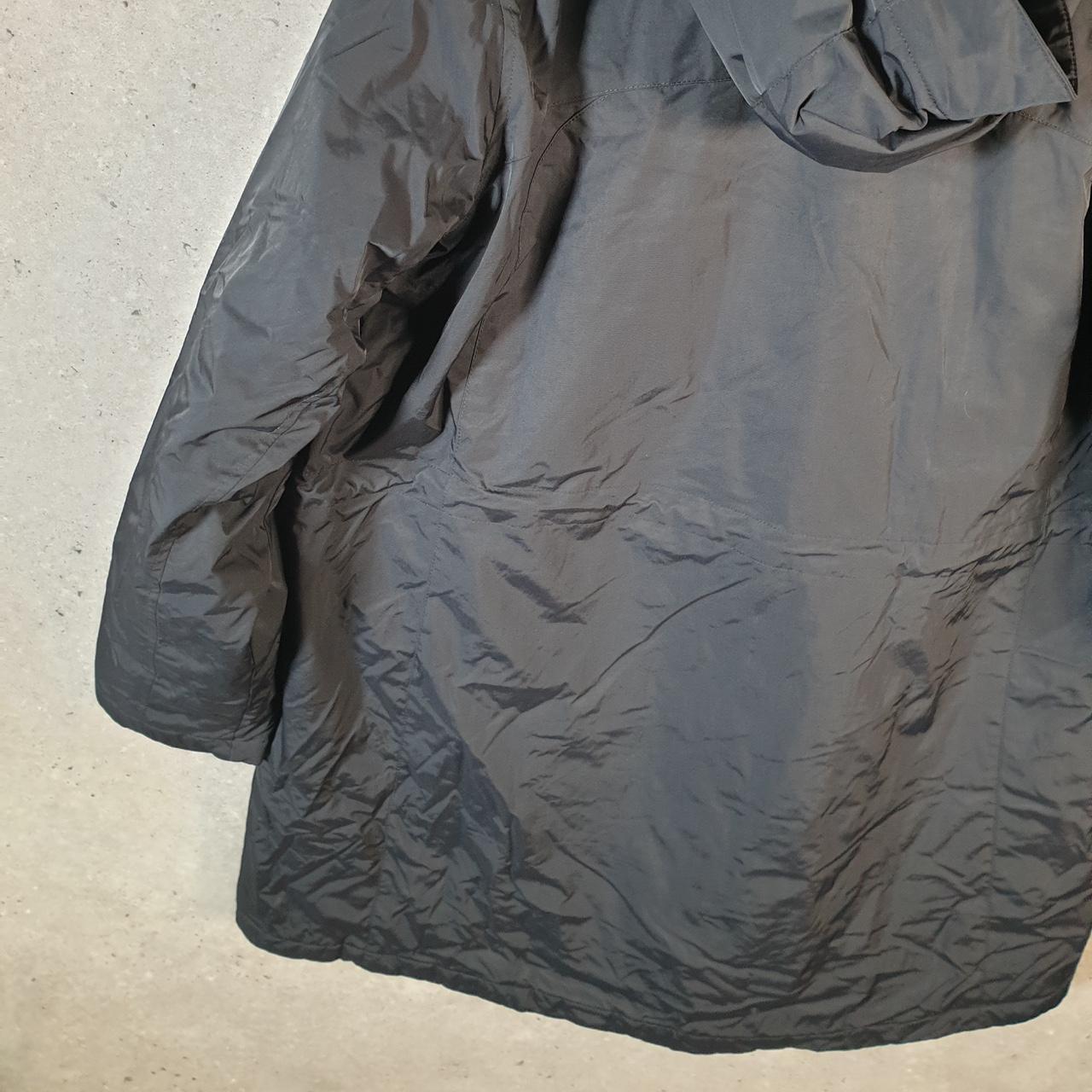 Vintage L.L. Bean Outdoors Nylon Jacket Mens 3XL Black Waterproof Shell Coat