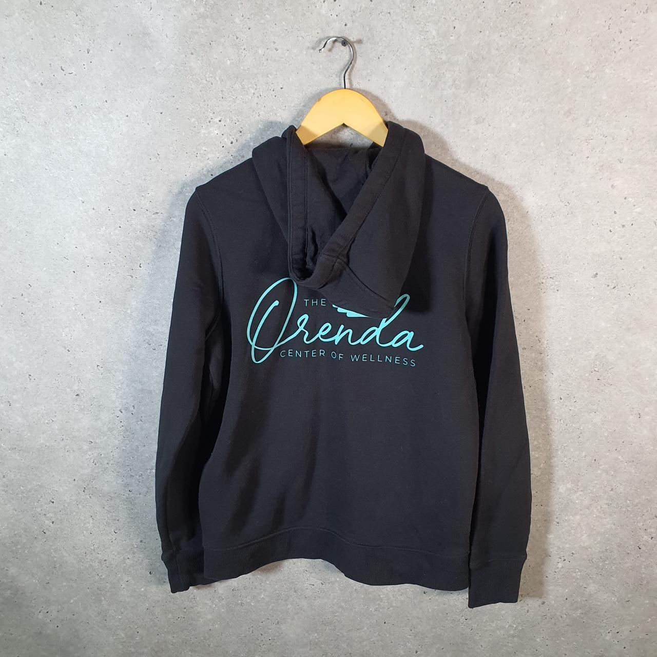 Vintage Carhartt Hoodie Womens Medium Black Pullover Blank USA Relaxed Fit