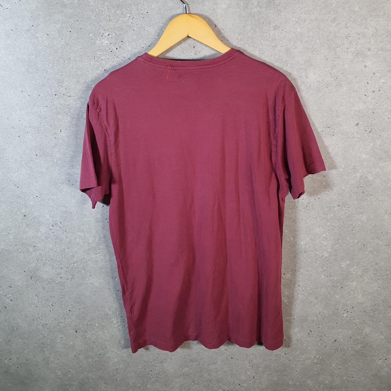 Vintage Ralph Lauren Polo T Shirt Men’s Small Pink Embroidered Classic Fit Pony C9072