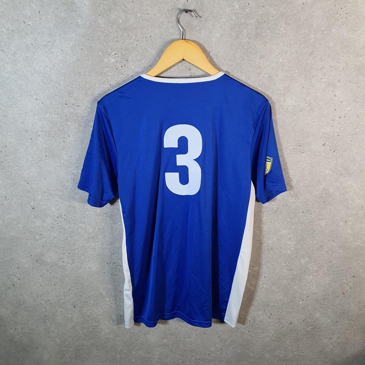 Adidas Federal Way Aeroready Football Soccer T Shirt Jersey Mens Medium Blue