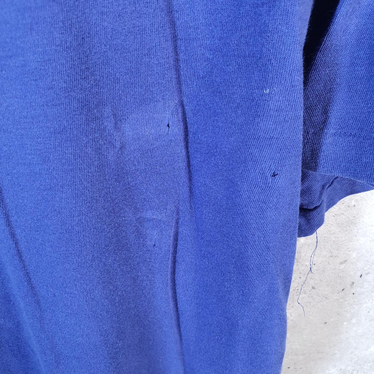 Vintage Ralph Lauren Polo Sport T Shirt Men’s Medium Blue Custom Fit Embroidered Pony C8648