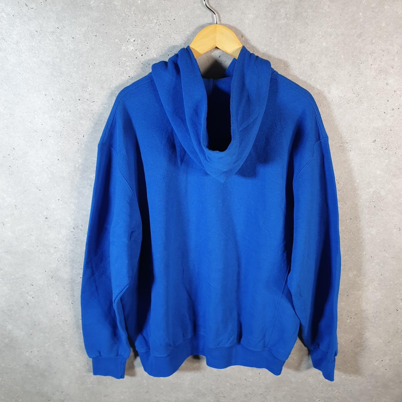 Vintage Russell Athletic Change Brings Opportunity Hoodie Men’s XL Blue Pullover Baggy