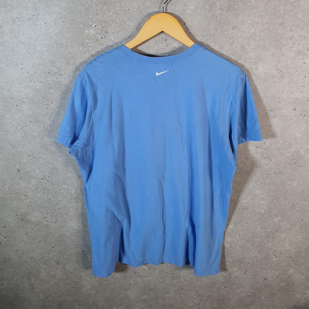 Vintage Nike Fly Chi T Shirt Men’s Medium Blue Logo Swoosh Athletic