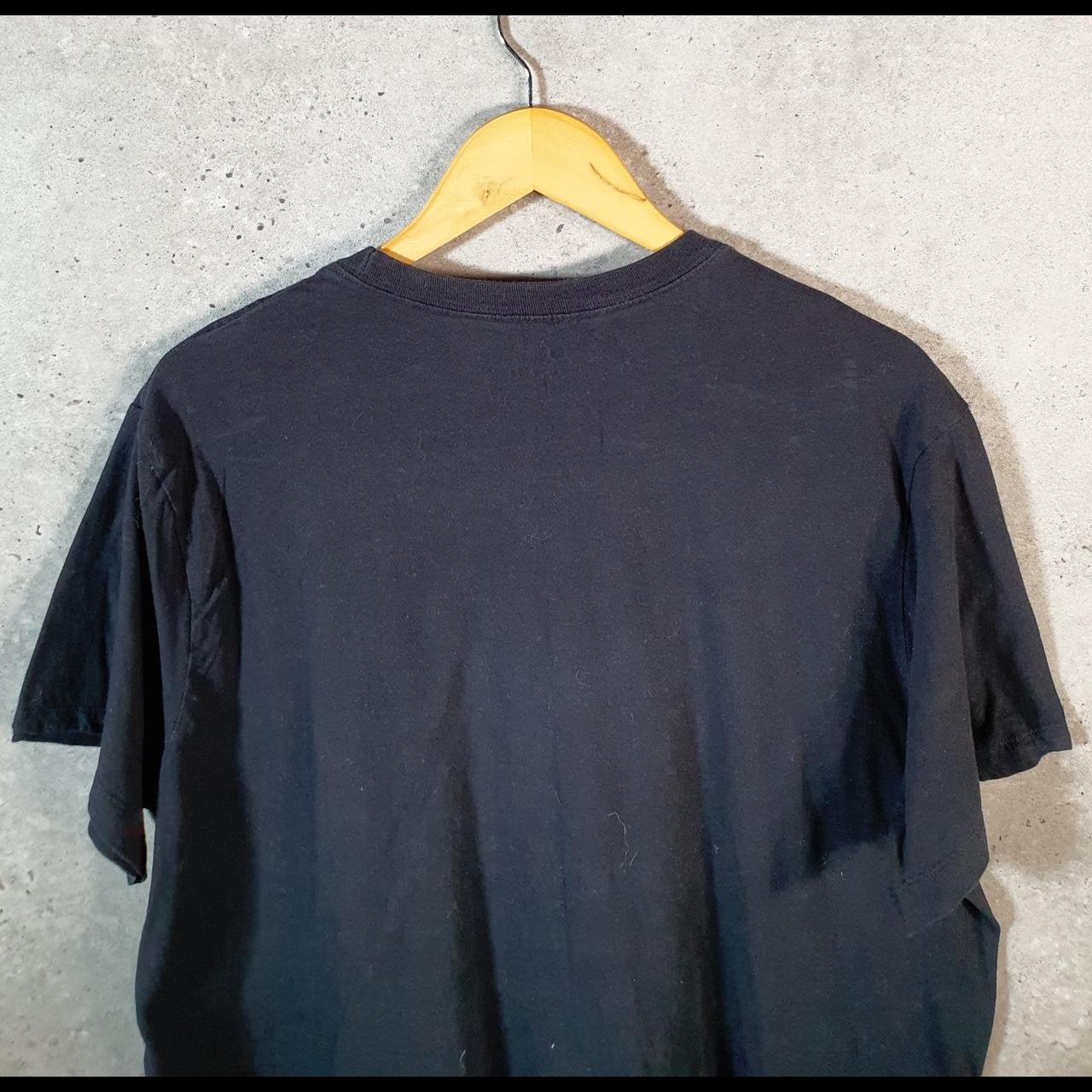 Vintage Nike Spellout T Shirt Men’s XL Black Printed Single Swoosh Logo Athletic Big Fish Vintage