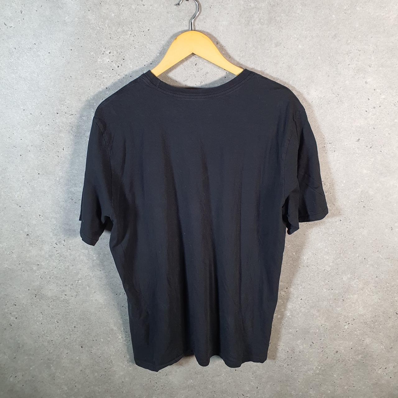 Vintage Nike Club Spellout Graphic T Shirt Men’s XL Black Swoosh Athletic