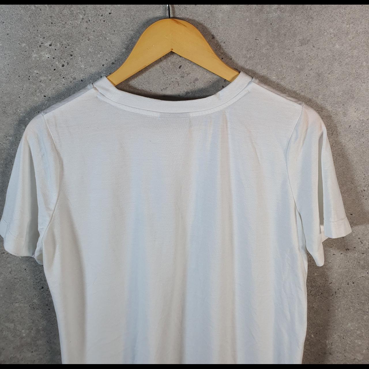 Vintage Nike Club Spellout T Shirt Shirt Men’s Medium White Logo Athletic C9833