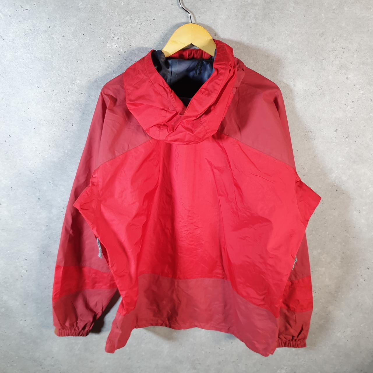 Vintage Patagonia 90s Shell Jacket Large Red Full Zip Lightweight Windbreaker