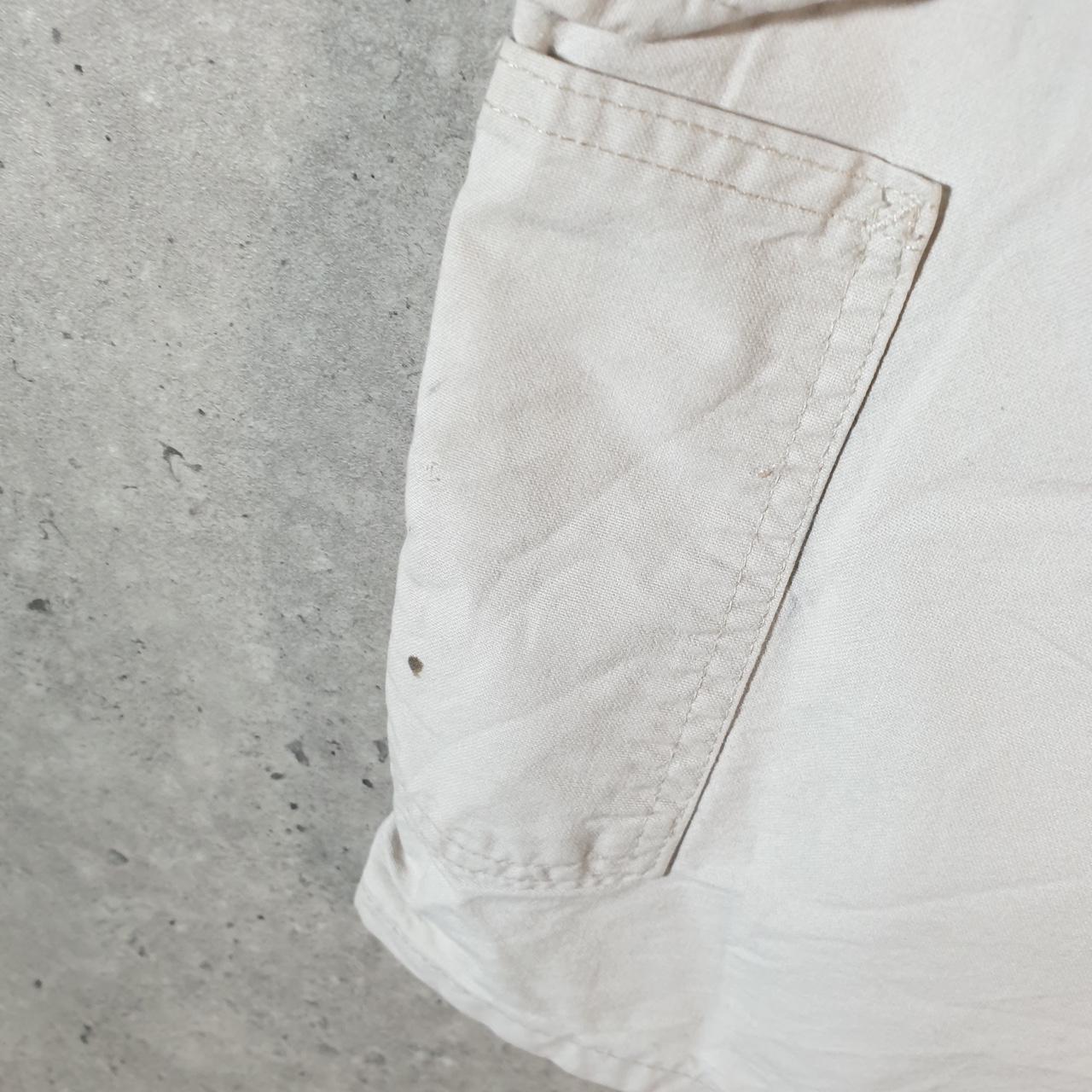 Vintage Carhartt Baggy Carpenter Shorts Jorts Cargo Men’s W42 Beige Original Fit Workwear