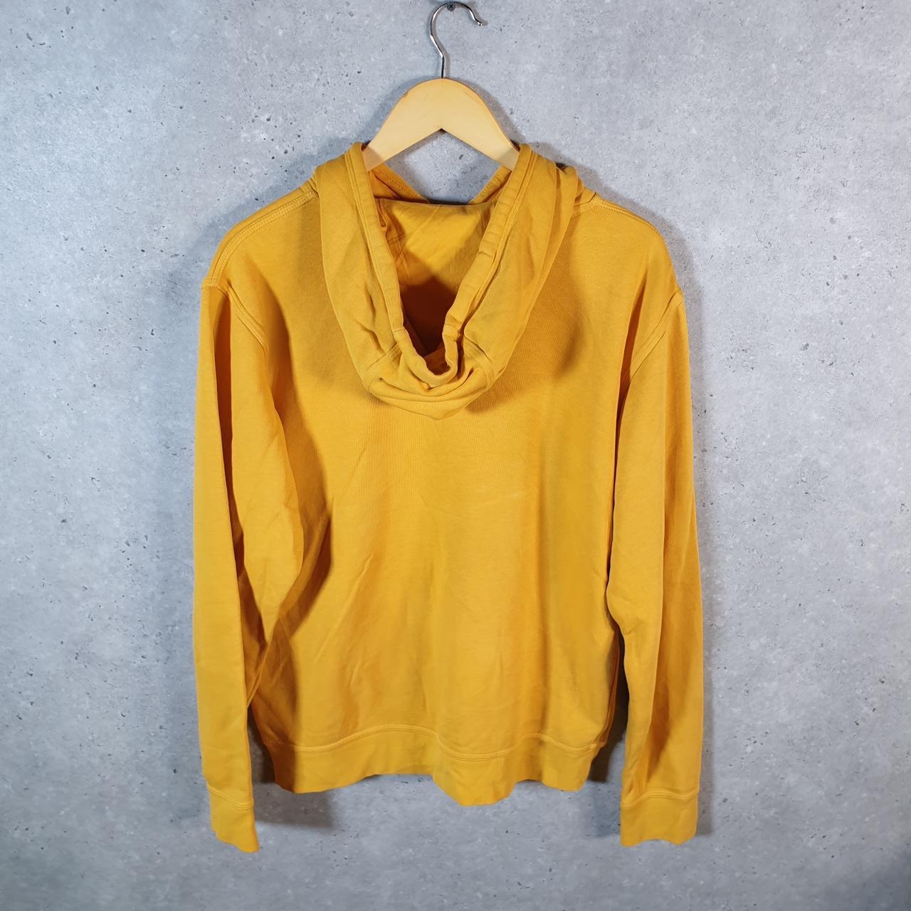 Vintage Nike Centre Swoosh Union County Hoodie Men’s Small Yellow Swoosh Y2K Pullover