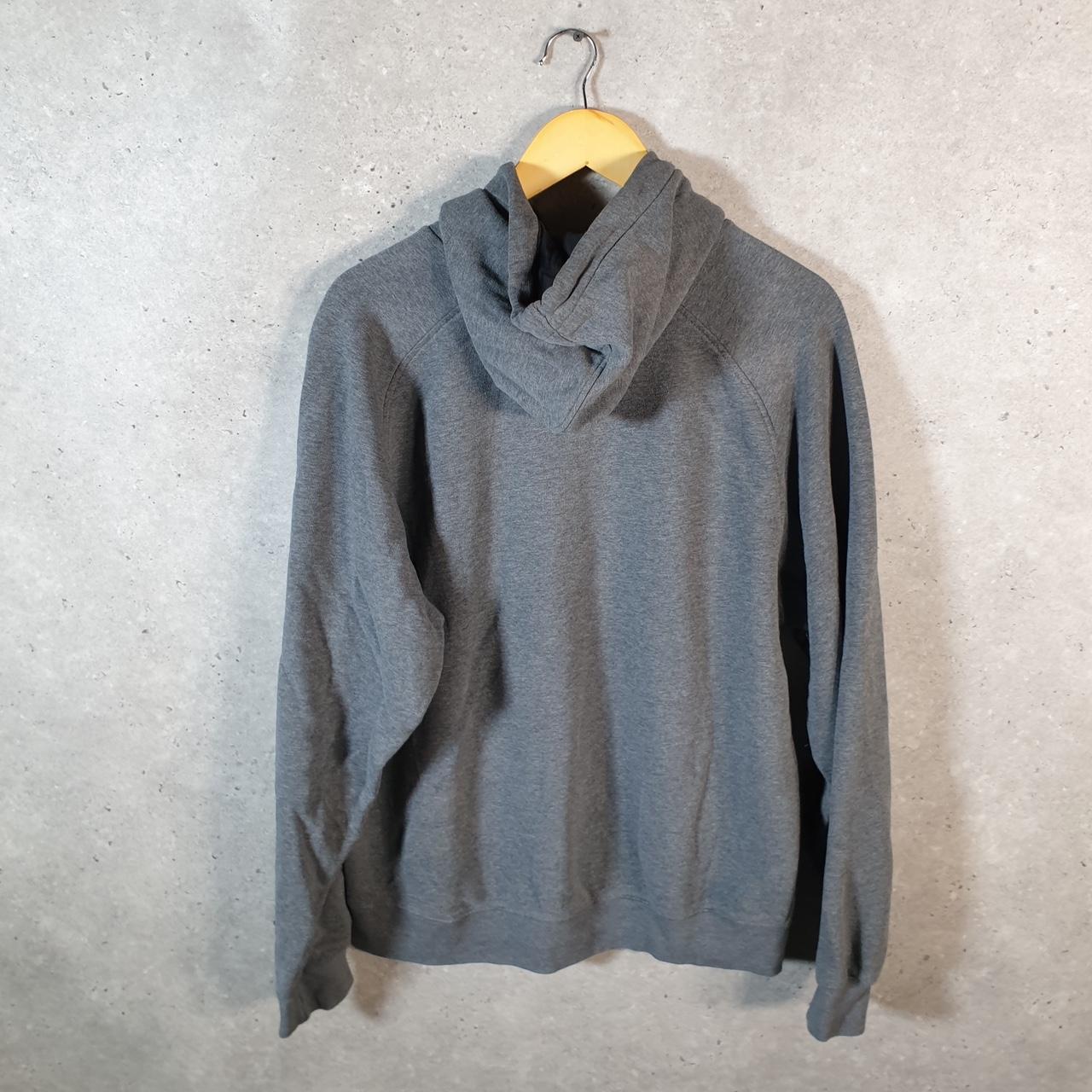 Vintage Nike Single Swoosh 90s Embroidered Hoodie Men’s Large Grey Y2K Pullover