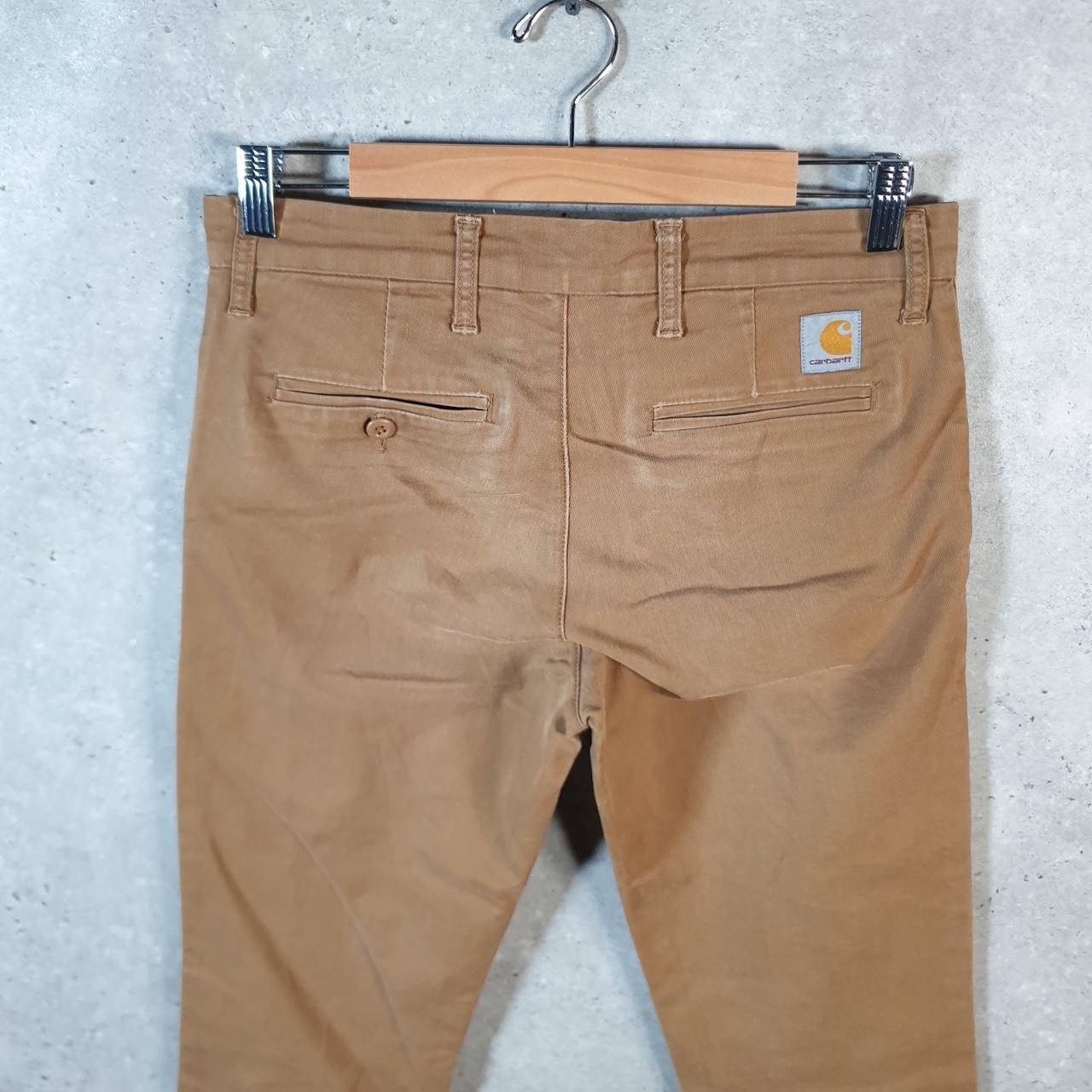 Vintage Carhartt Sid Carpenter Trousers Mens W30 L32 Brown Relaxed Fit Workwear USA